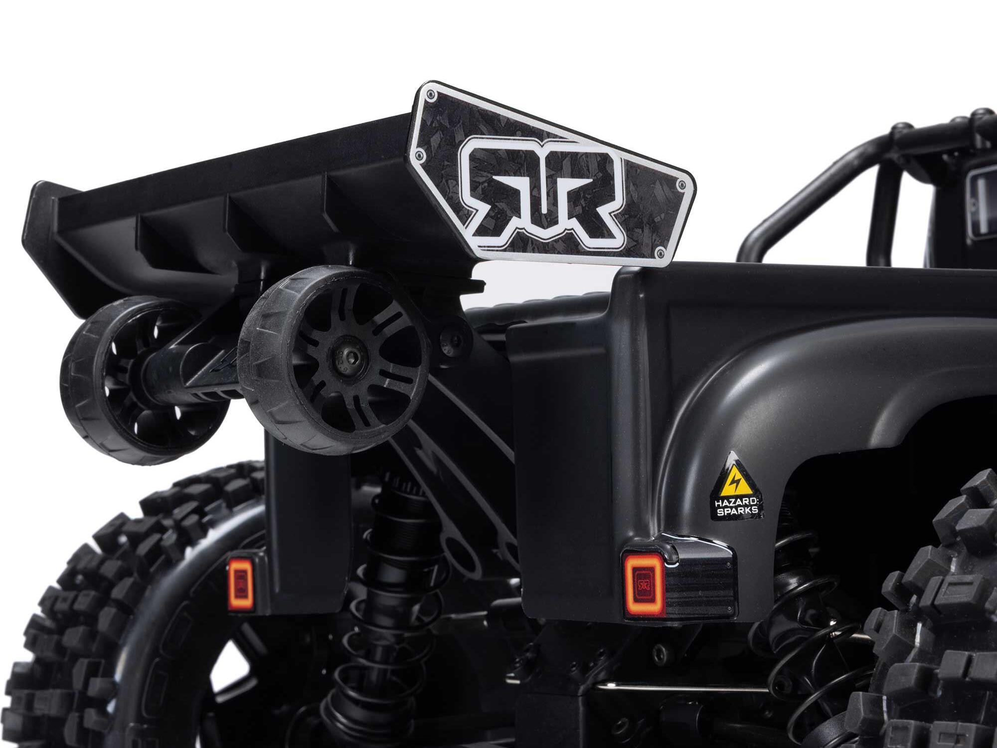 Arrma 1/8 Notorious 6S V6 4X4 BLX Stunt Truck RTR - Black-21
