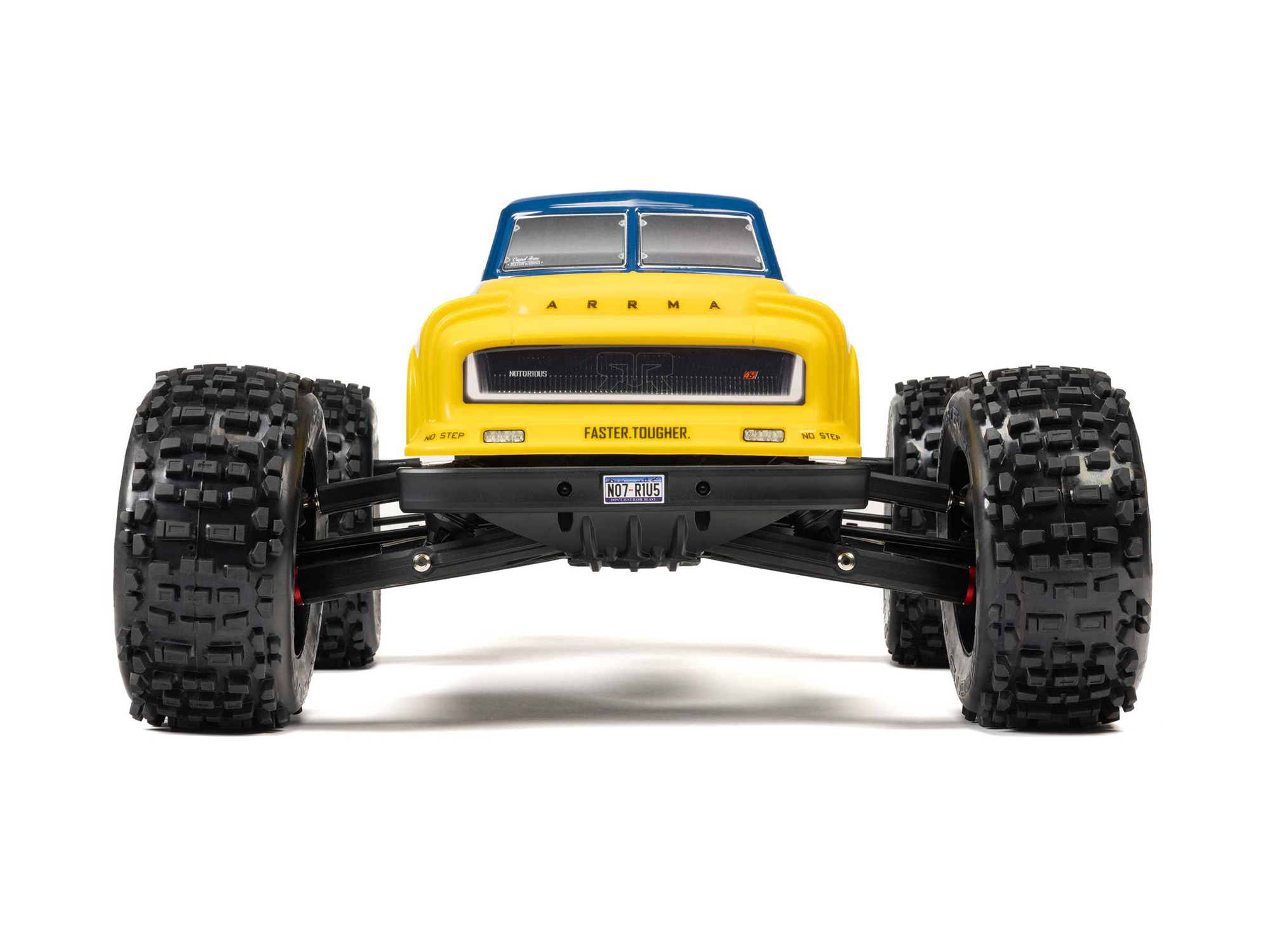 Arrma 1/8 Notorious 6S V6 4X4 BLX Stunt Truck RTR - Blue-13