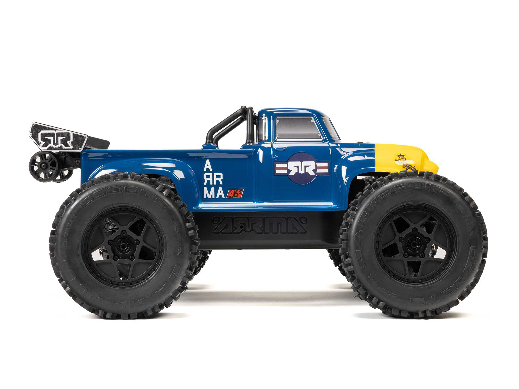 Arrma 1/8 Notorious 6S V6 4X4 BLX Stunt Truck RTR - Blue-14
