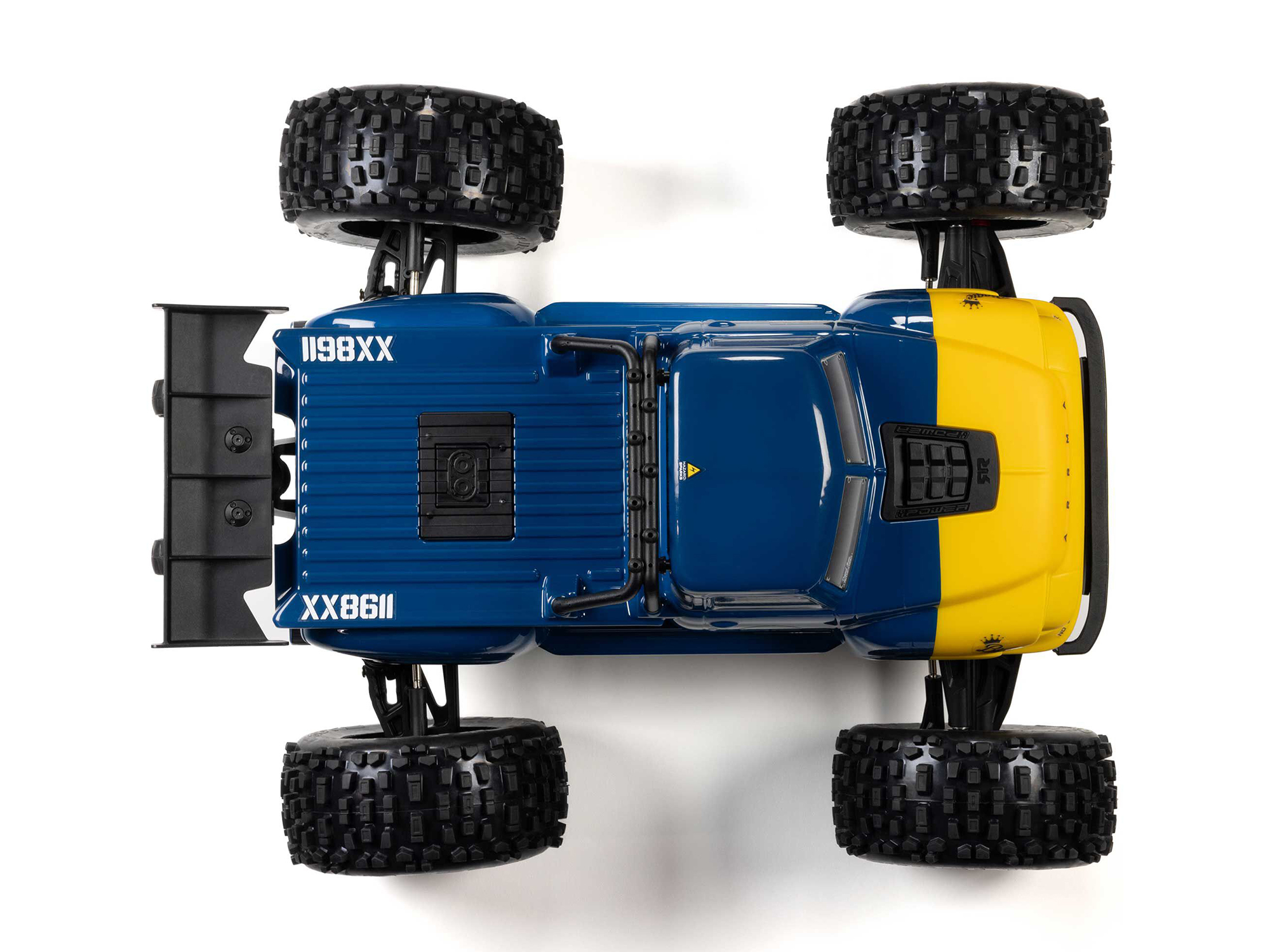Arrma 1/8 Notorious 6S V6 4X4 BLX Stunt Truck RTR - Blue-16
