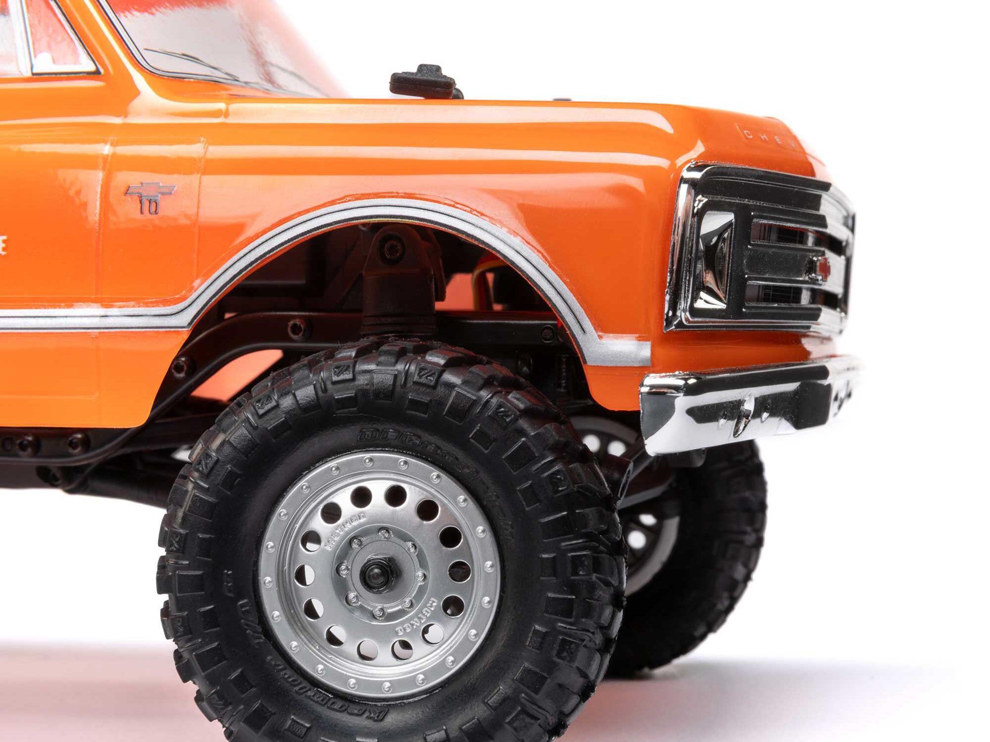 Axial 1/24 SCX24 1967 Chevrolet C10 4WD Truck RTR - Orange-13
