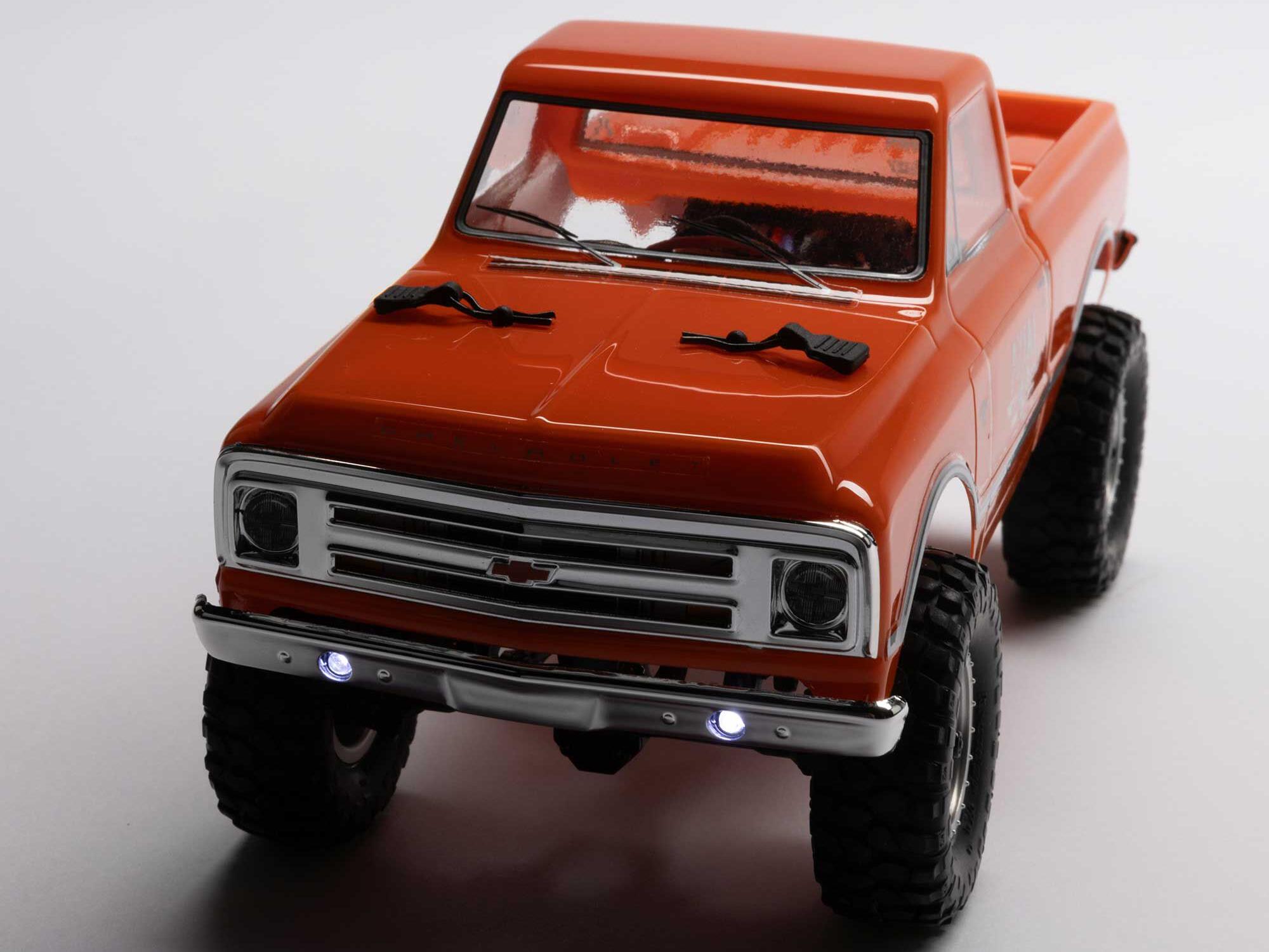 Axial 1/24 SCX24 1967 Chevrolet C10 4WD Truck RTR - Orange-14