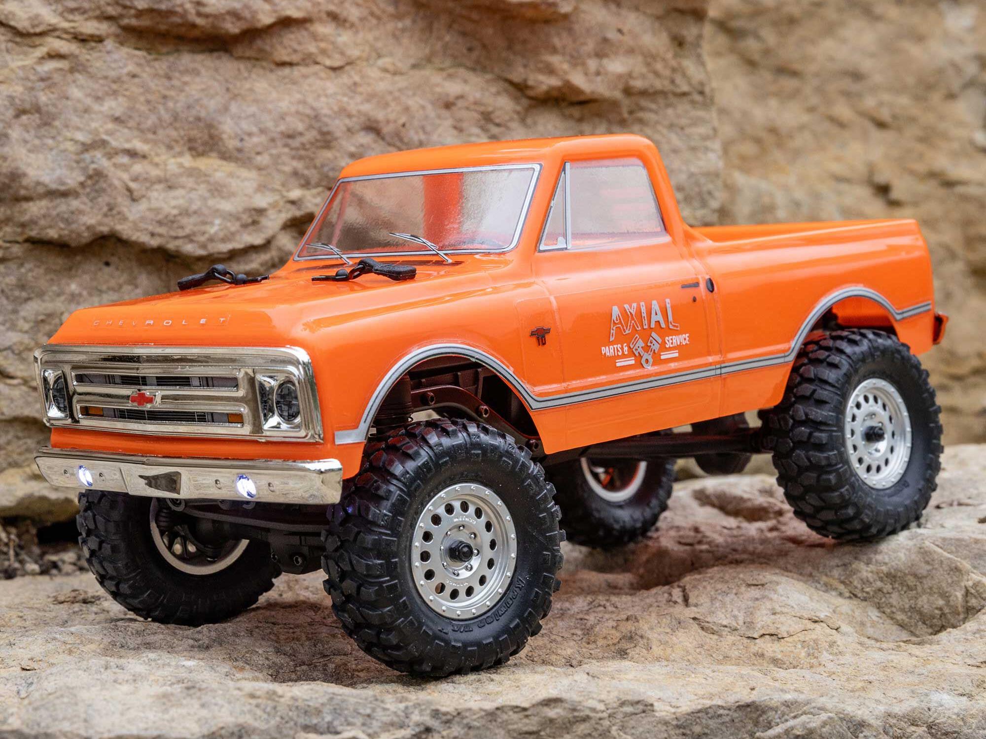 Axial 1/24 SCX24 1967 Chevrolet C10 4WD Truck RTR - Orange-18