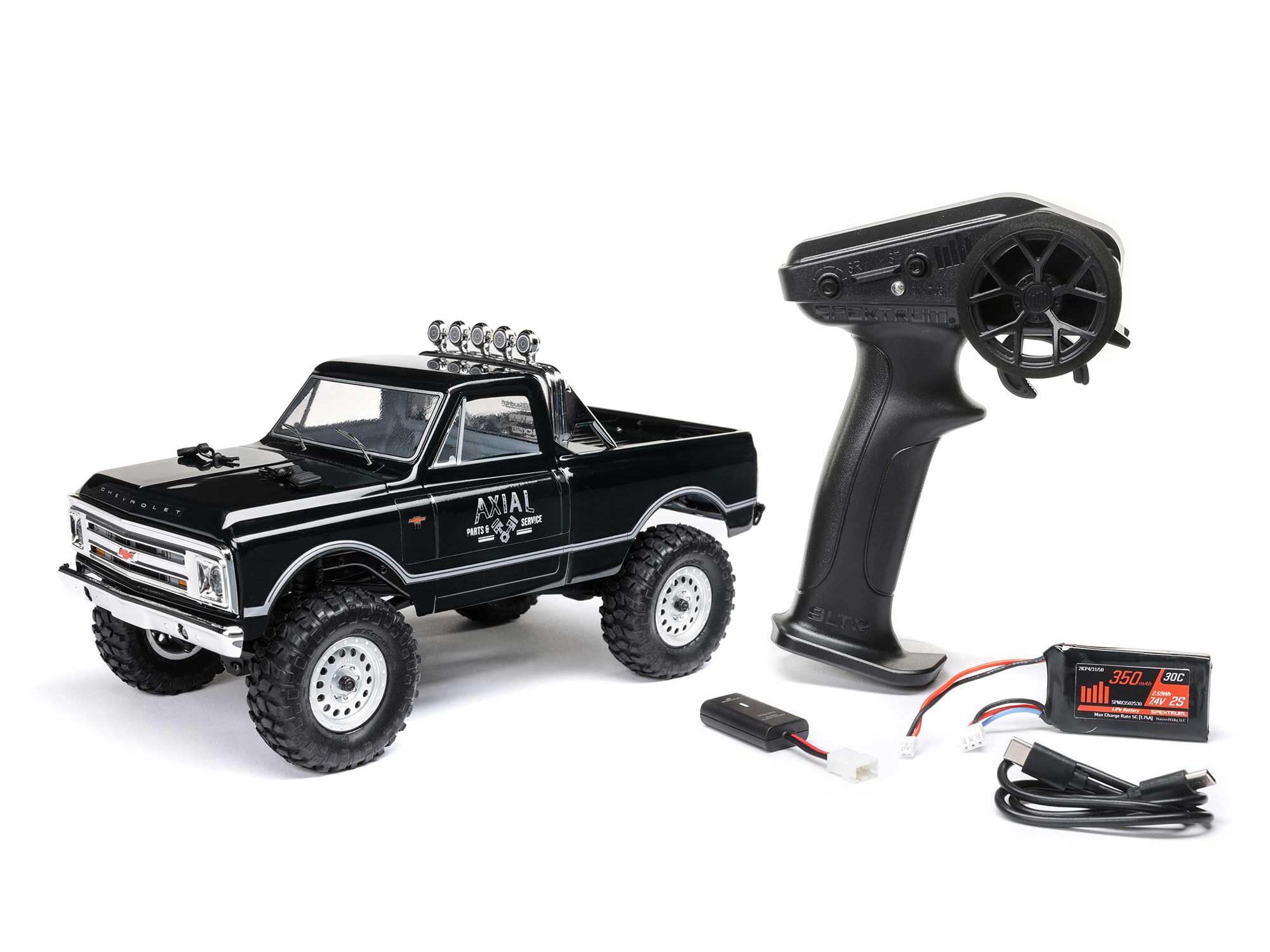 Axial SCX24 1967 Chevrolet C10 4WD Truck RTR - Black-25