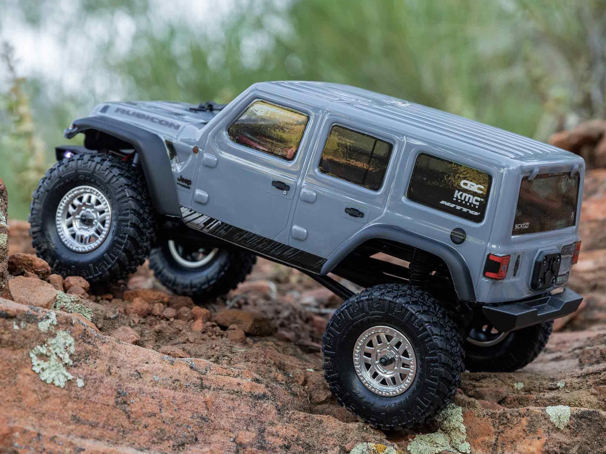 Axial 1/24 SCX24 Jeep Wrangler JLU RTR - Grey-26