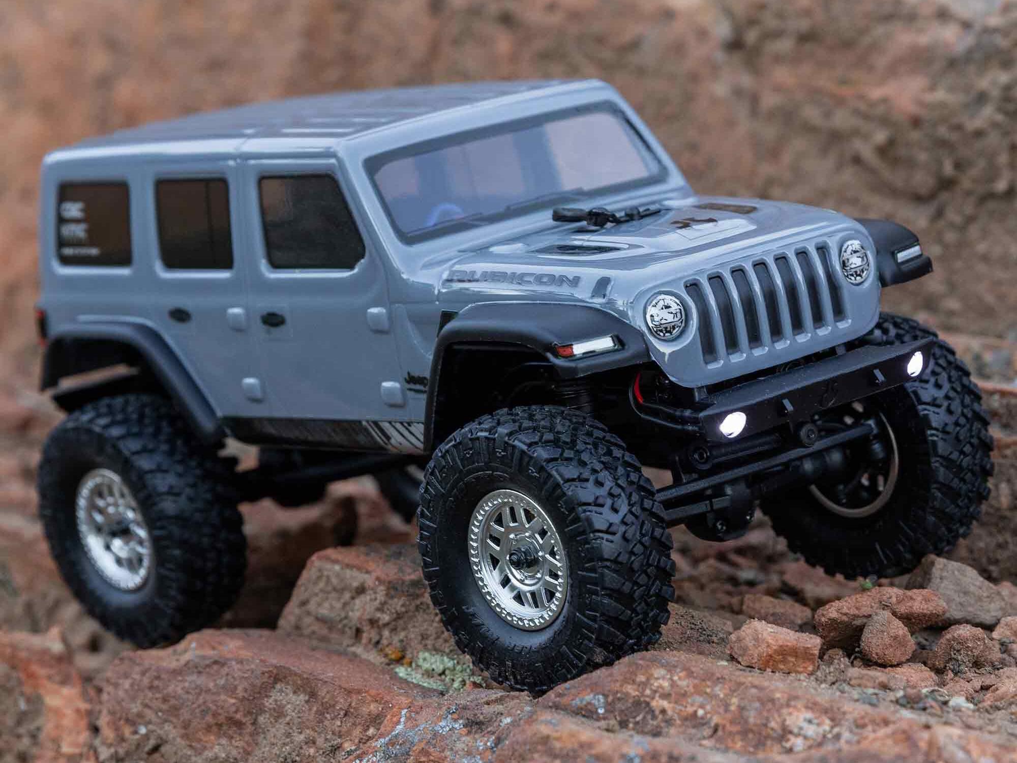 Axial 1/24 SCX24 Jeep Wrangler JLU RTR - Grey-27
