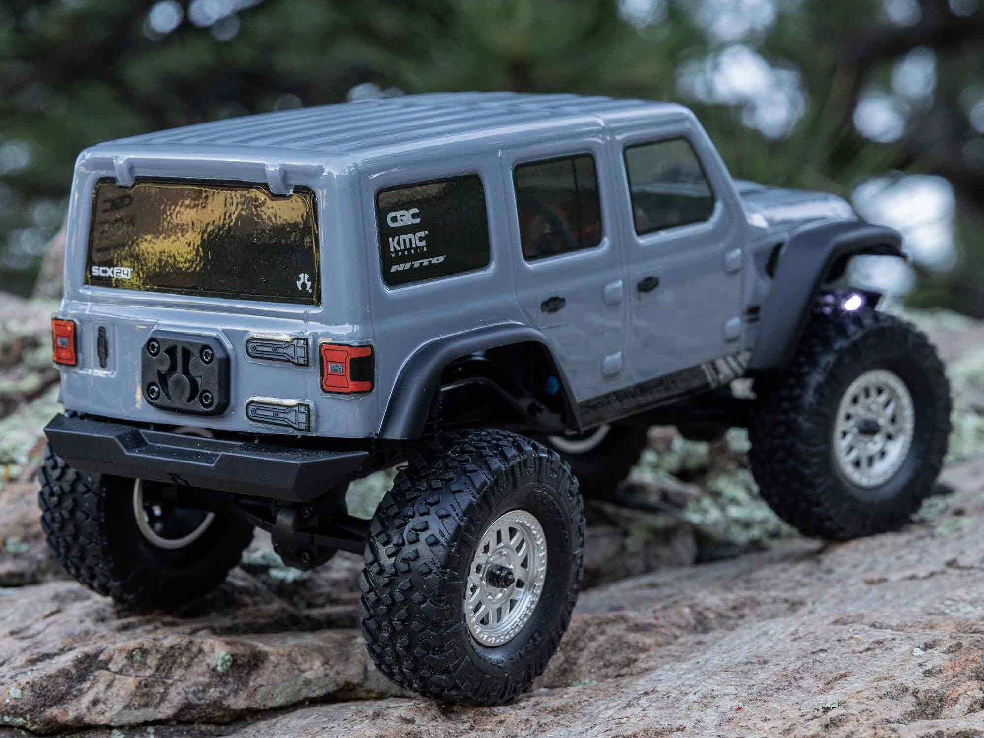 Axial 1/24 SCX24 Jeep Wrangler JLU RTR - Grey-28