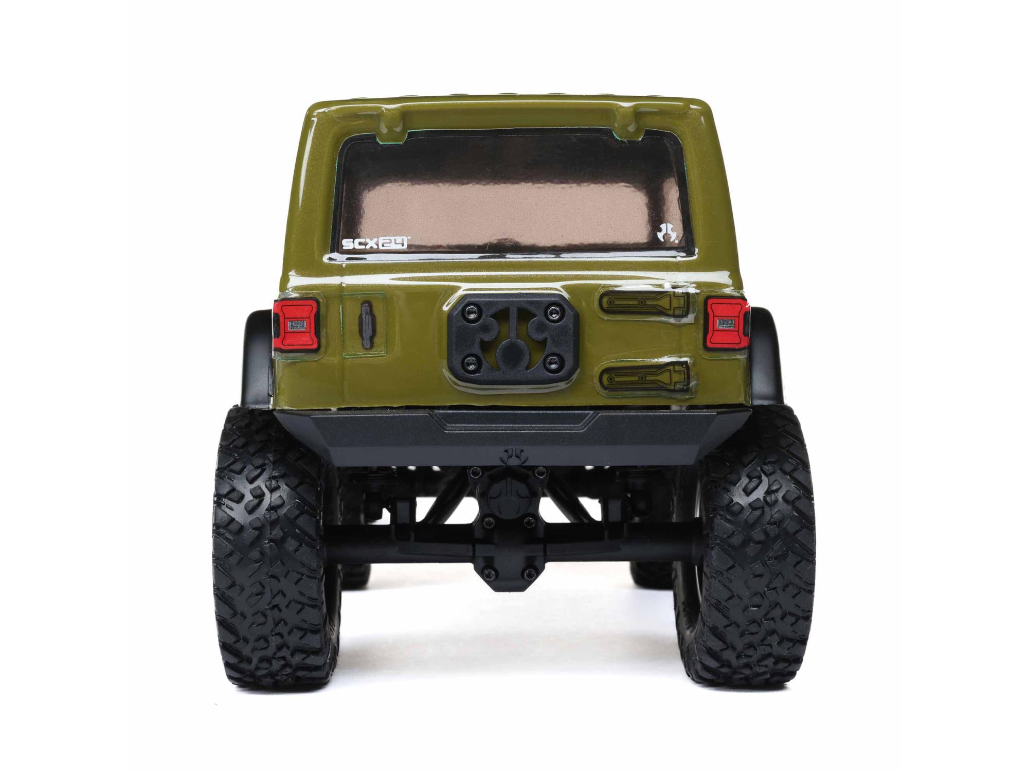 1/24 SCX24 Jeep Wrangler JLU 4WD Rock Crawler RTR Green-9