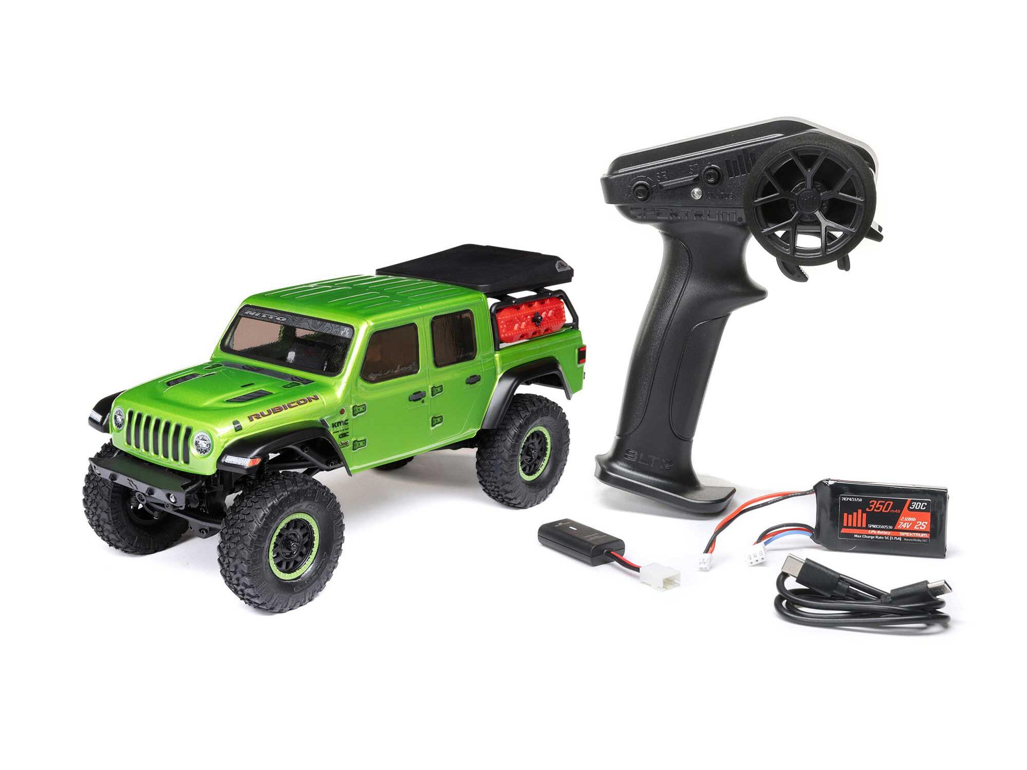 Axial SCX24 Jeep JT Gladiator 4WD Rock Crawler RTR Green-33