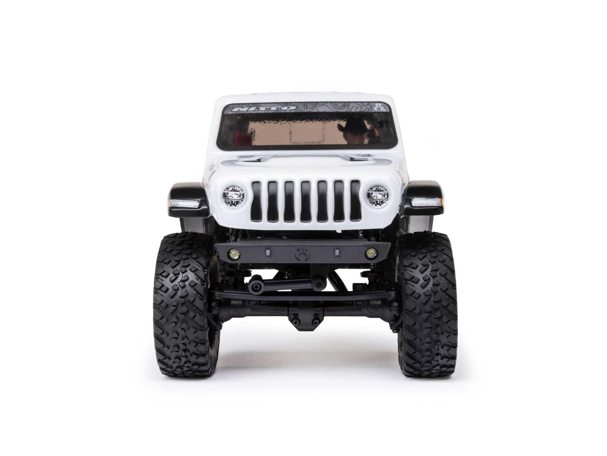 Axial SCX24 Jeep Gladiator 4WD Rock Crawler RTR - White-16