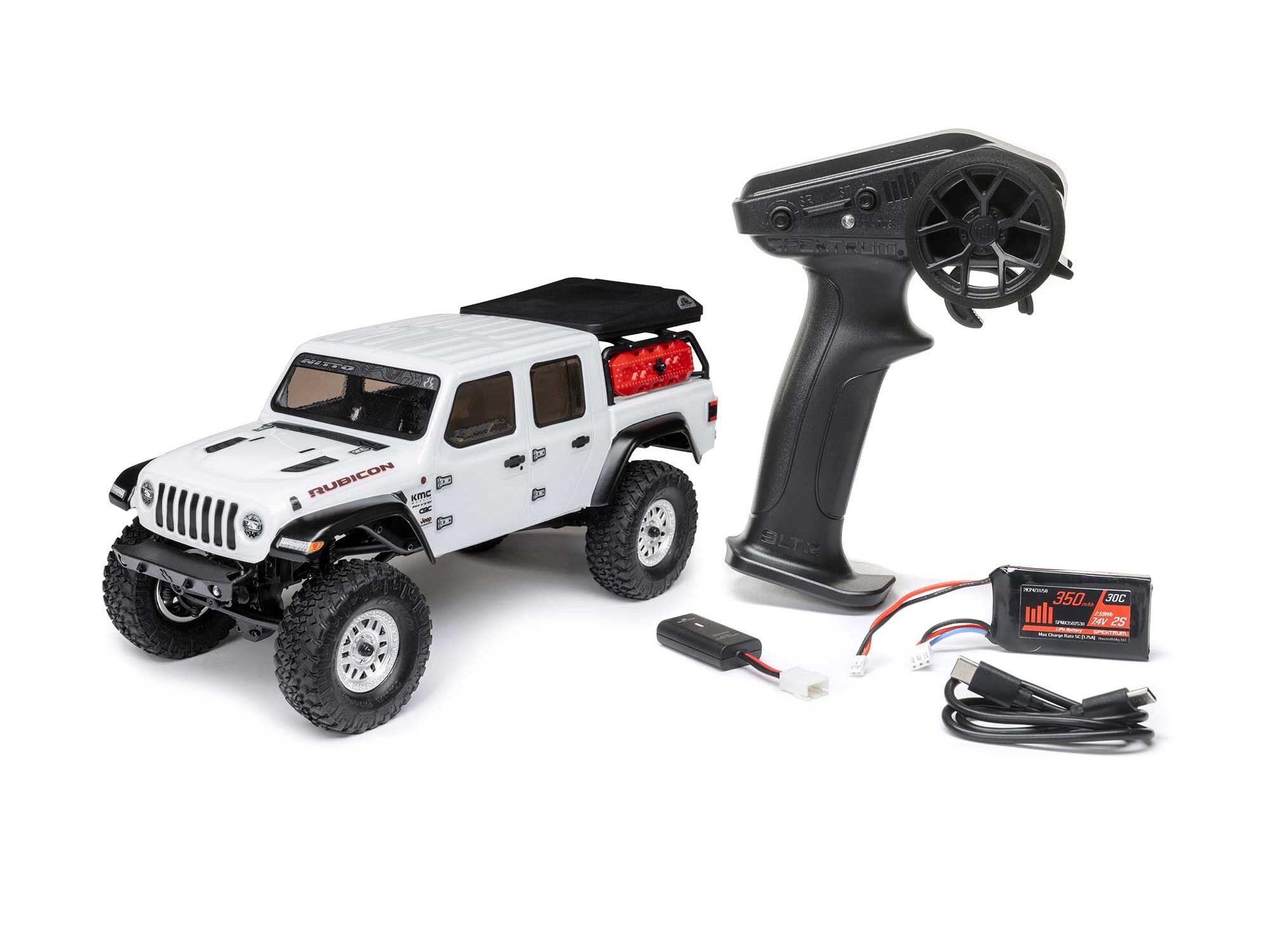 Axial SCX24 Jeep Gladiator 4WD Rock Crawler RTR - White-27
