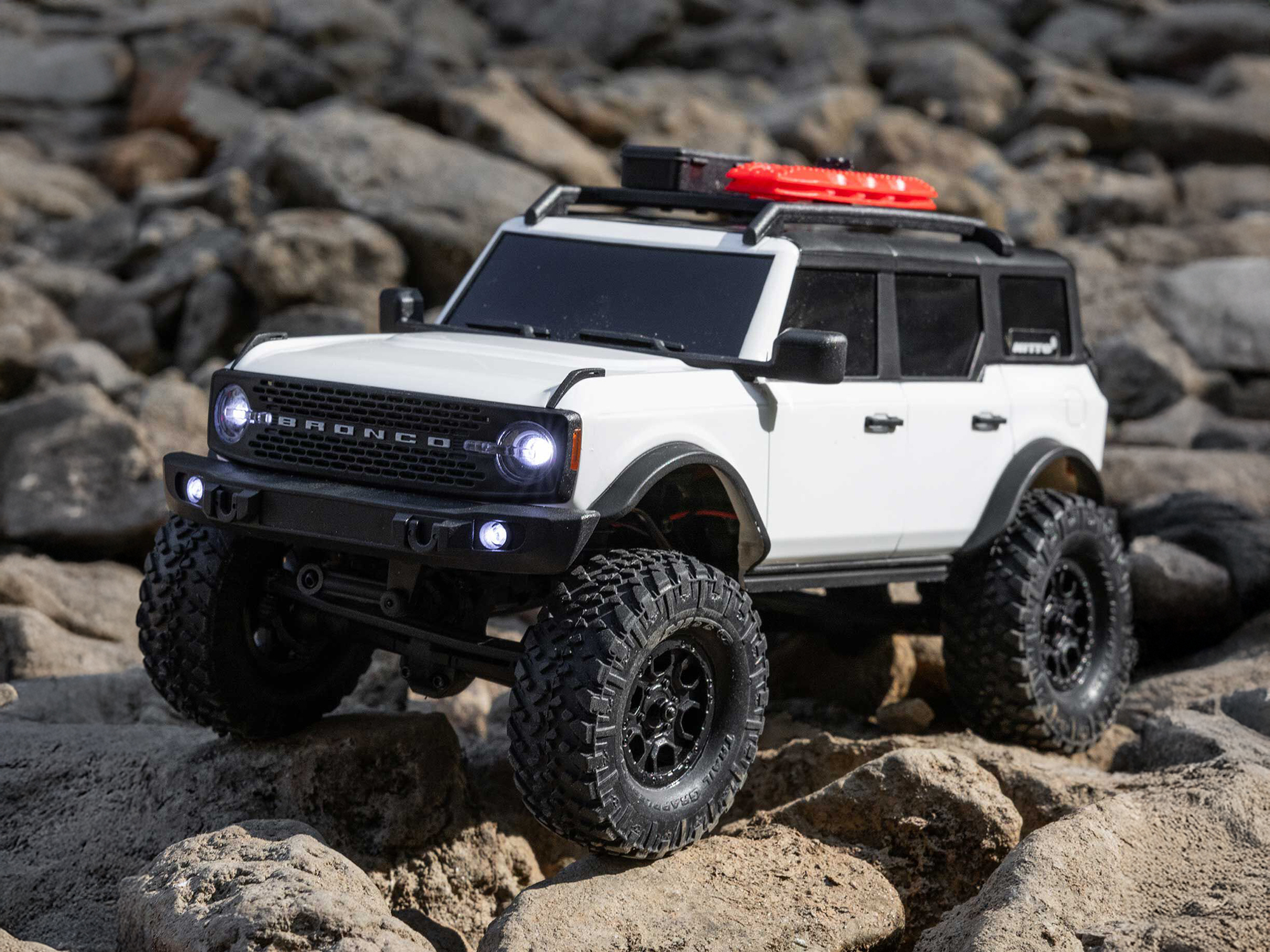 Axial 1/24 SCX24 Ford Bronco 4X4 RTR (inc Battery & Charger) White-23
