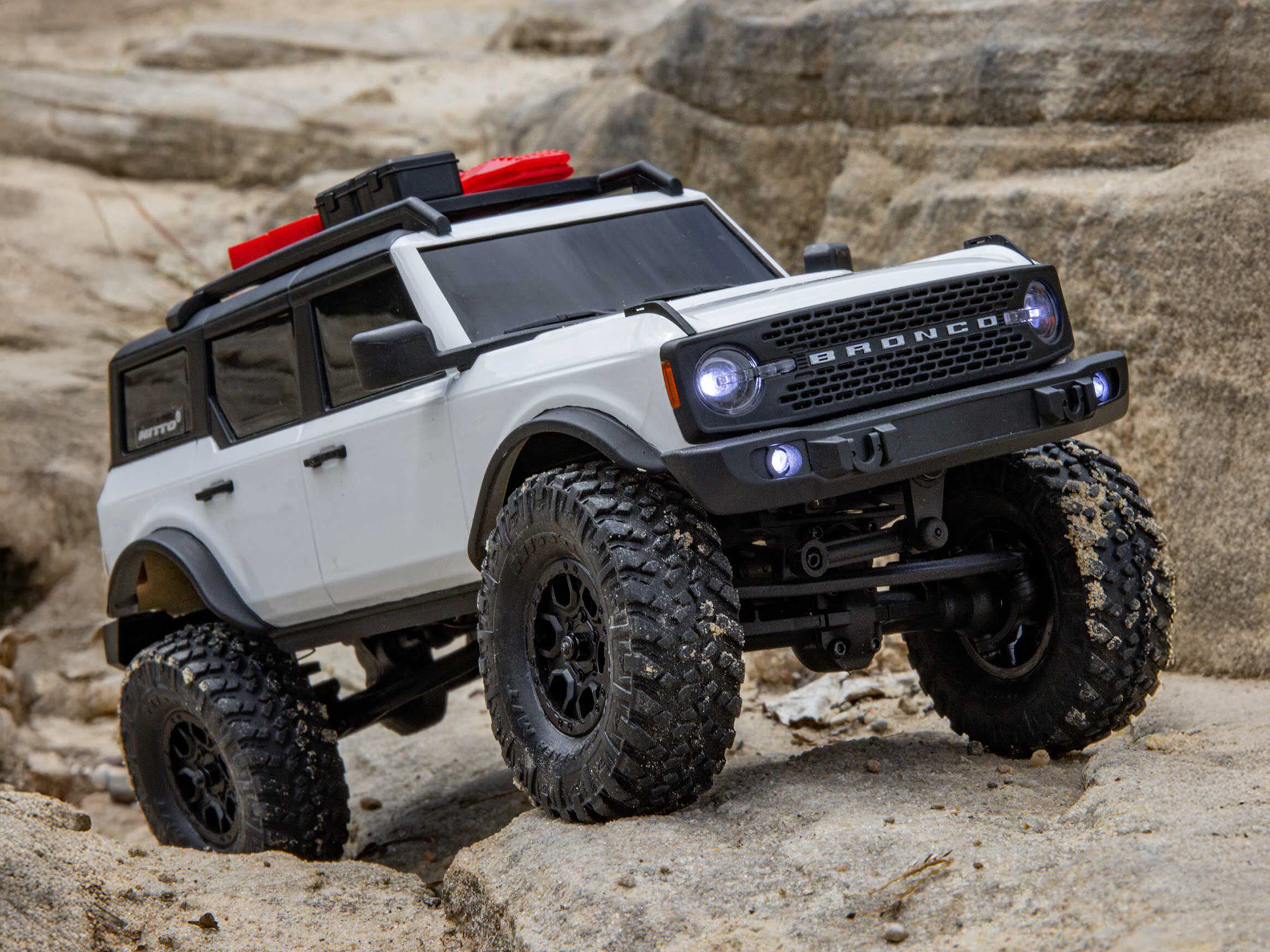 Axial 1/24 SCX24 Ford Bronco 4X4 RTR (inc Battery & Charger) White-24