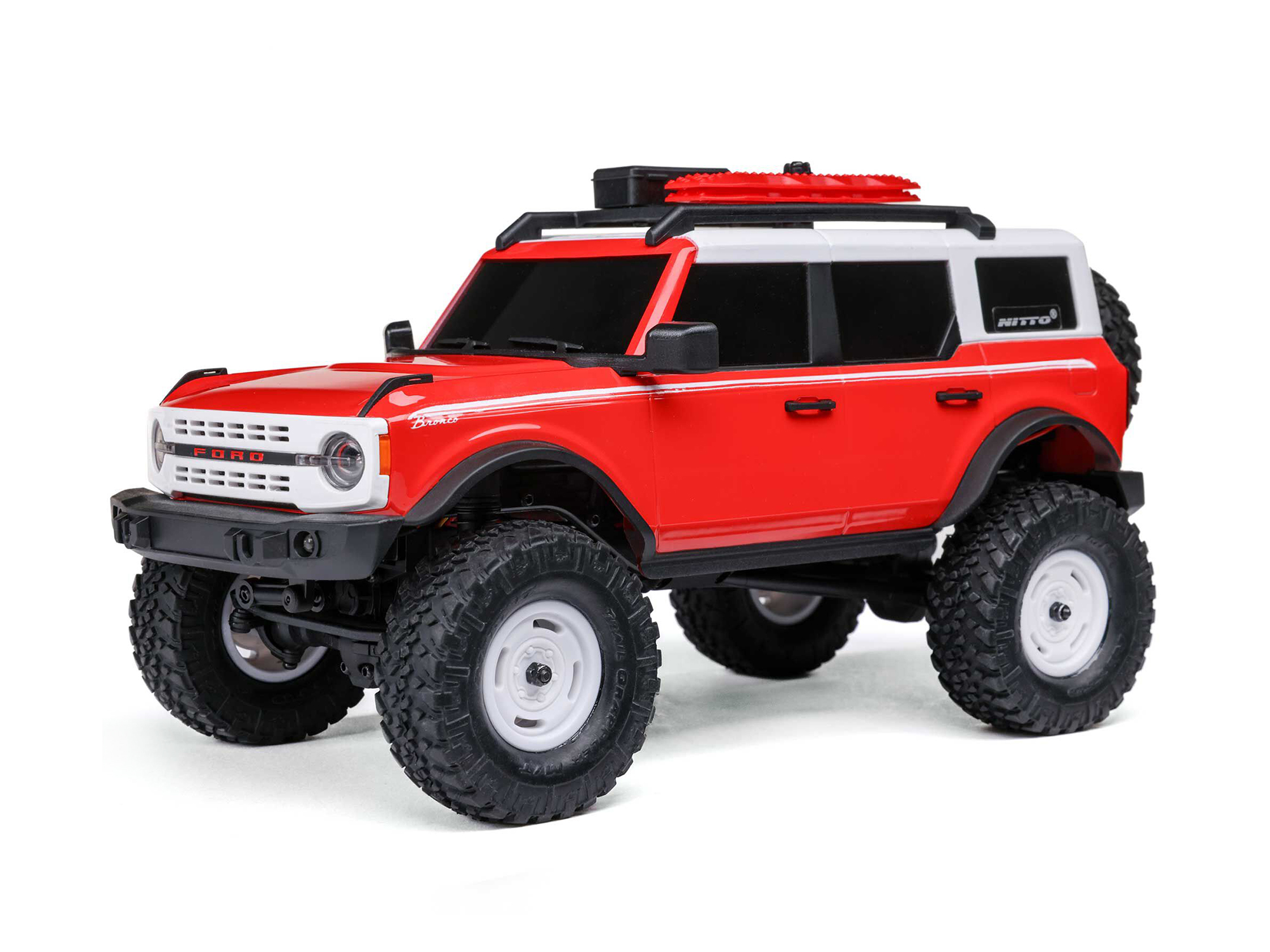 Axial 1/24 SCX24 Ford Bronco 4X4 RTR (inc Battery & Charger) Heritage Edition Red-8
