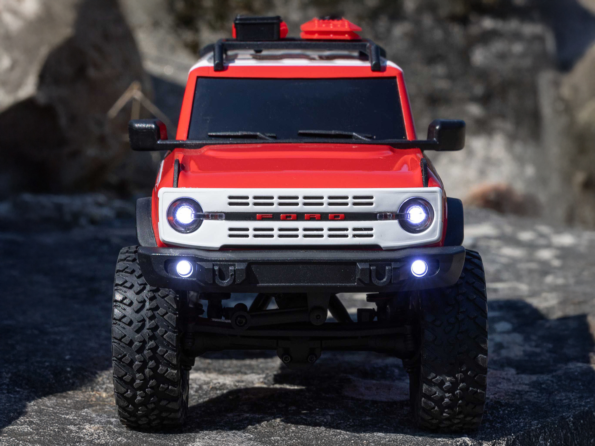 Axial 1/24 SCX24 Ford Bronco 4X4 RTR (inc Battery & Charger) Heritage Edition Red-23