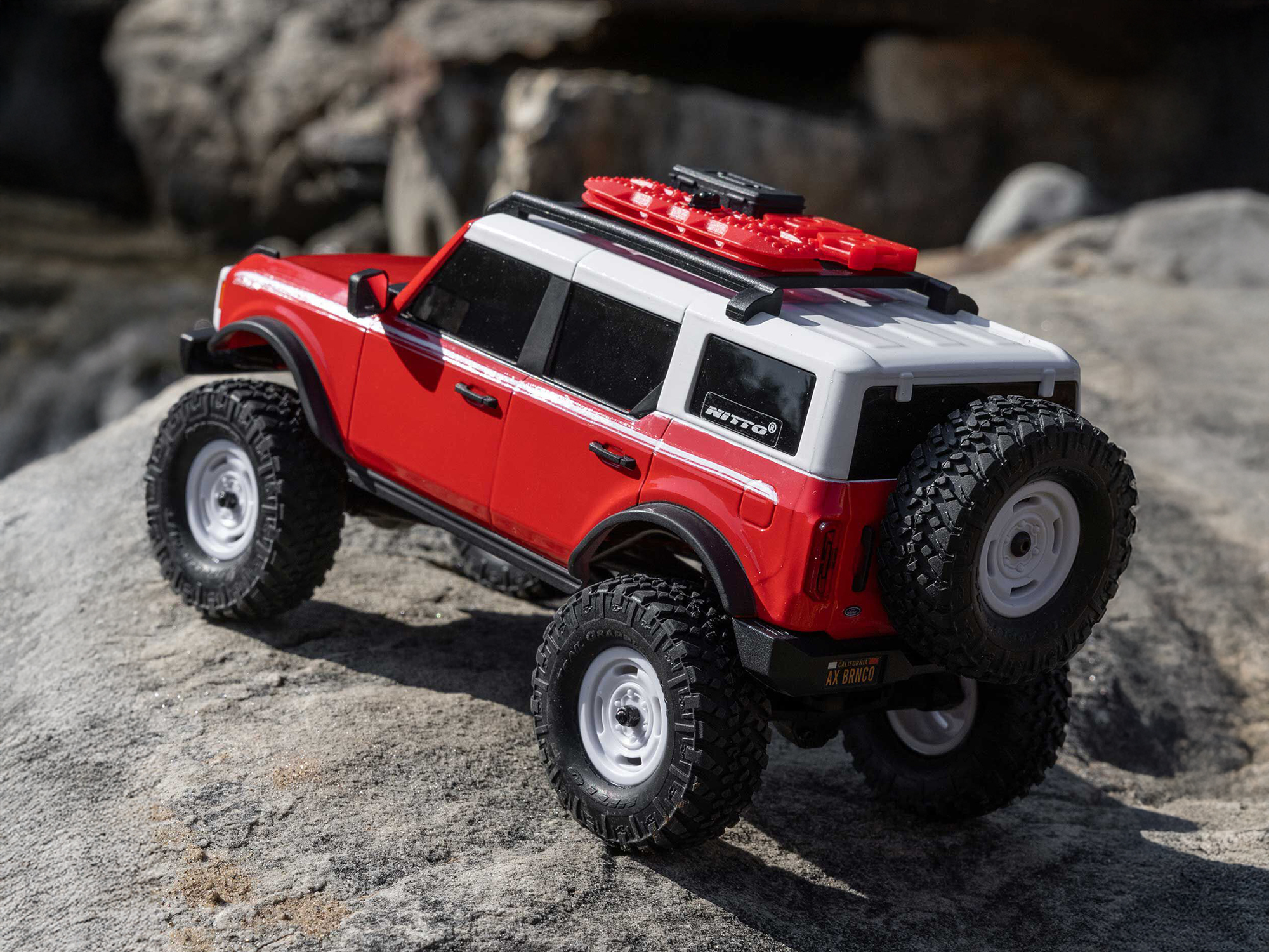Axial 1/24 SCX24 Ford Bronco 4X4 RTR (inc Battery & Charger) Heritage Edition Red-25