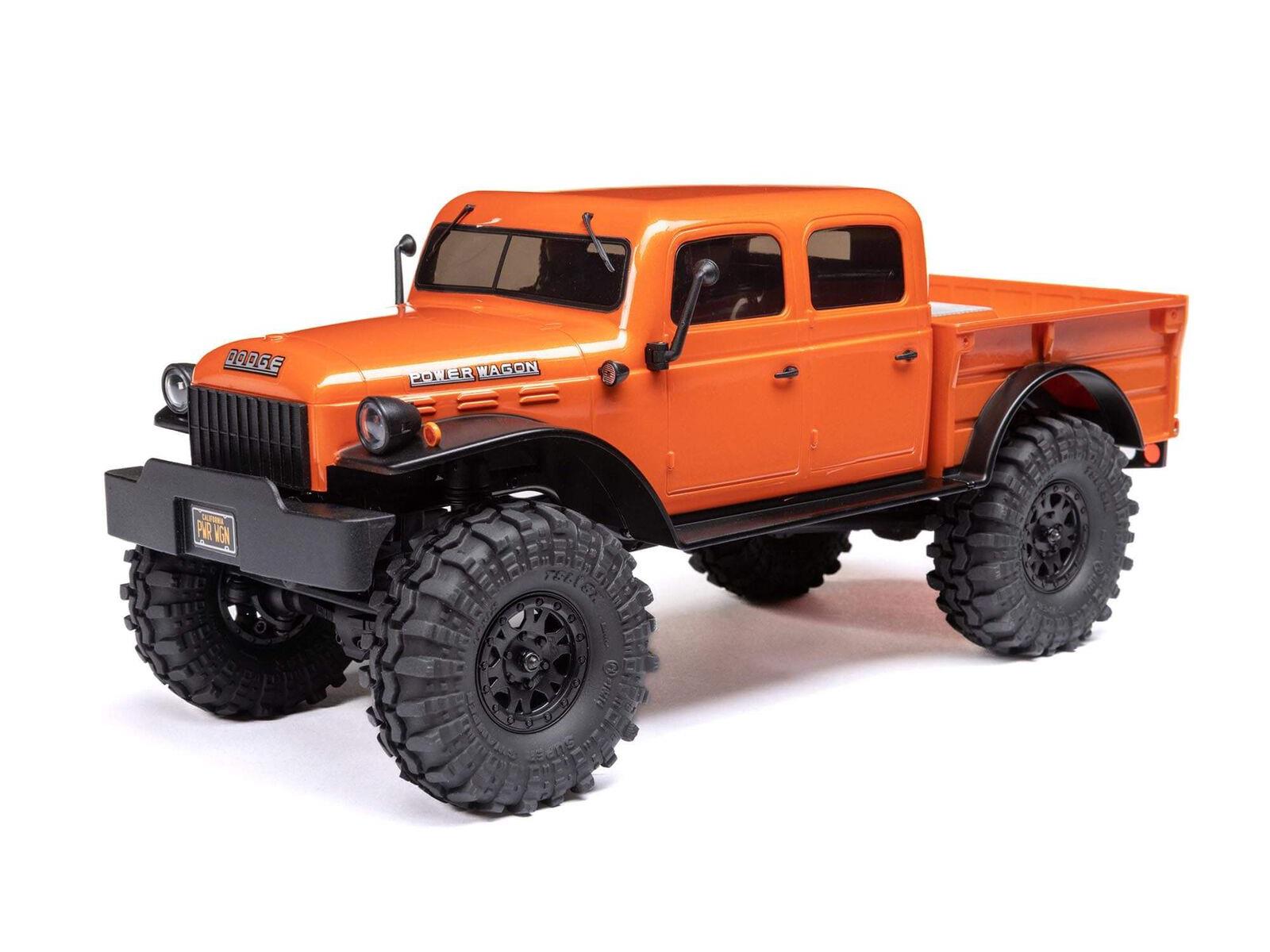 Axial 1/24 SCX24 Dodge Power Wagon 4WD Rock Crawler Brushed RTR - Orange-12