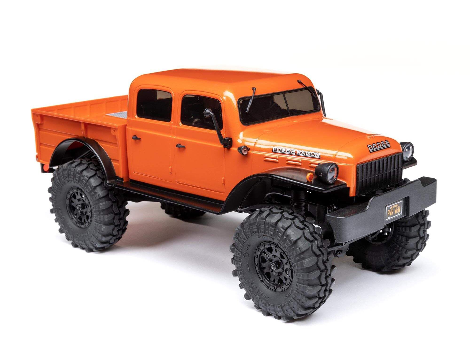 Axial 1/24 SCX24 Dodge Power Wagon 4WD Rock Crawler Brushed RTR - Orange-13