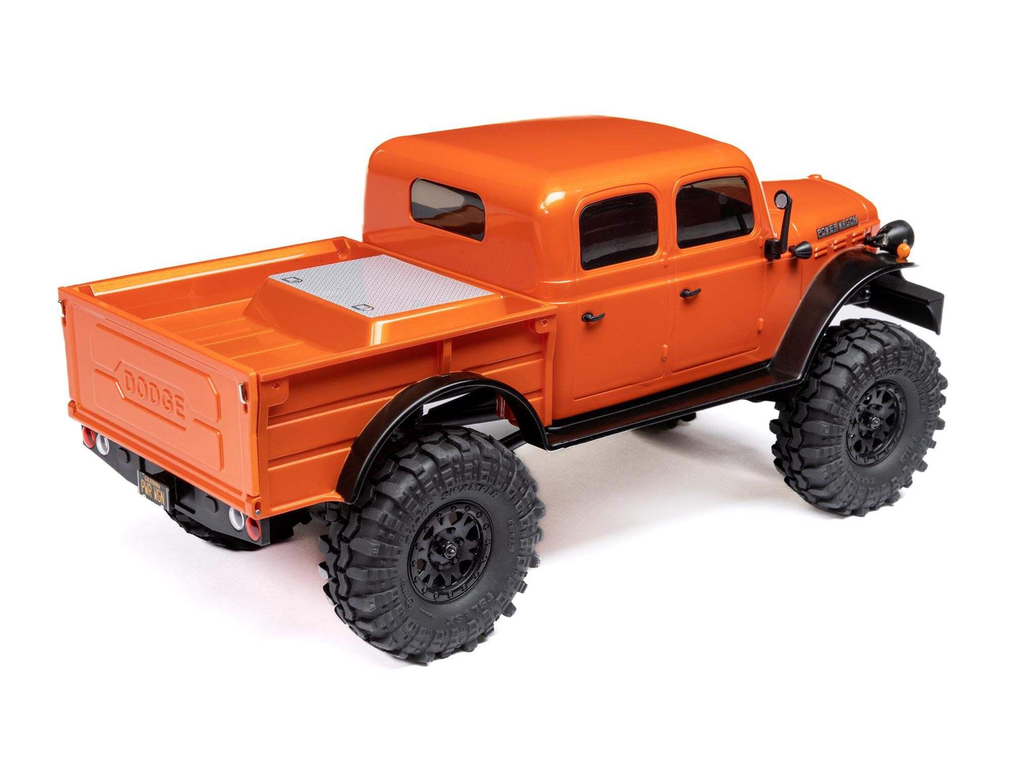 Axial 1/24 SCX24 Dodge Power Wagon 4WD Rock Crawler Brushed RTR - Orange-14