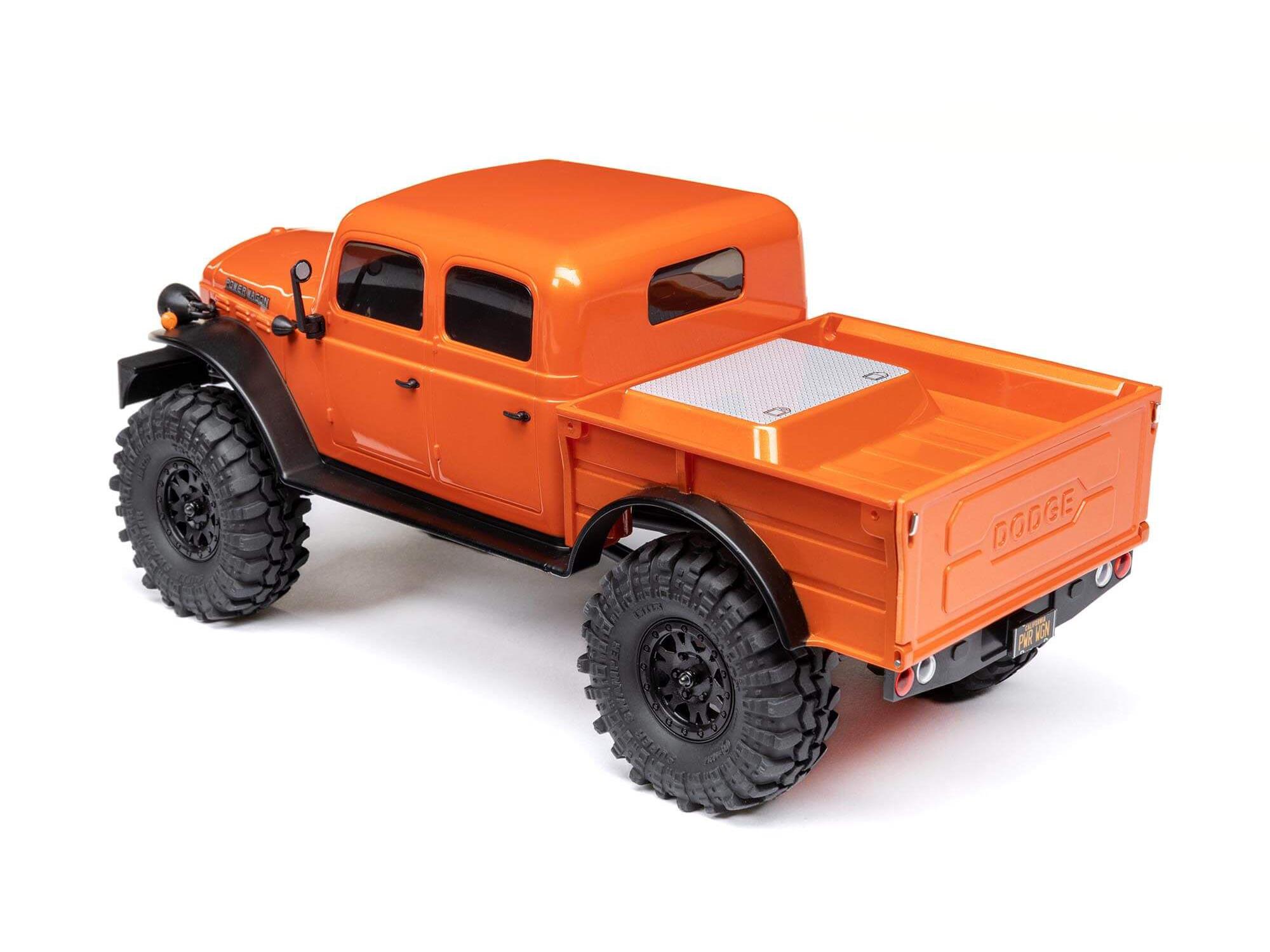 Axial 1/24 SCX24 Dodge Power Wagon 4WD Rock Crawler Brushed RTR - Orange-15