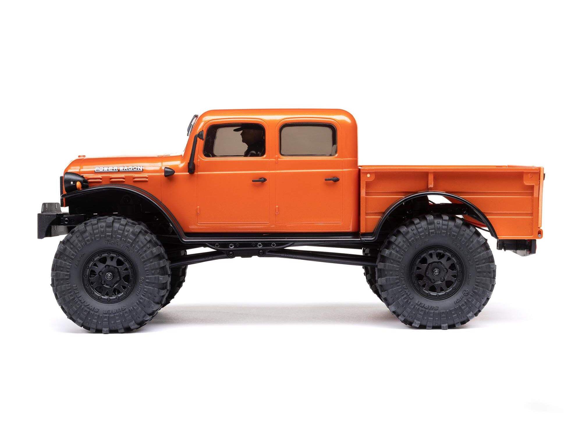 Axial 1/24 SCX24 Dodge Power Wagon 4WD Rock Crawler Brushed RTR - Orange-16