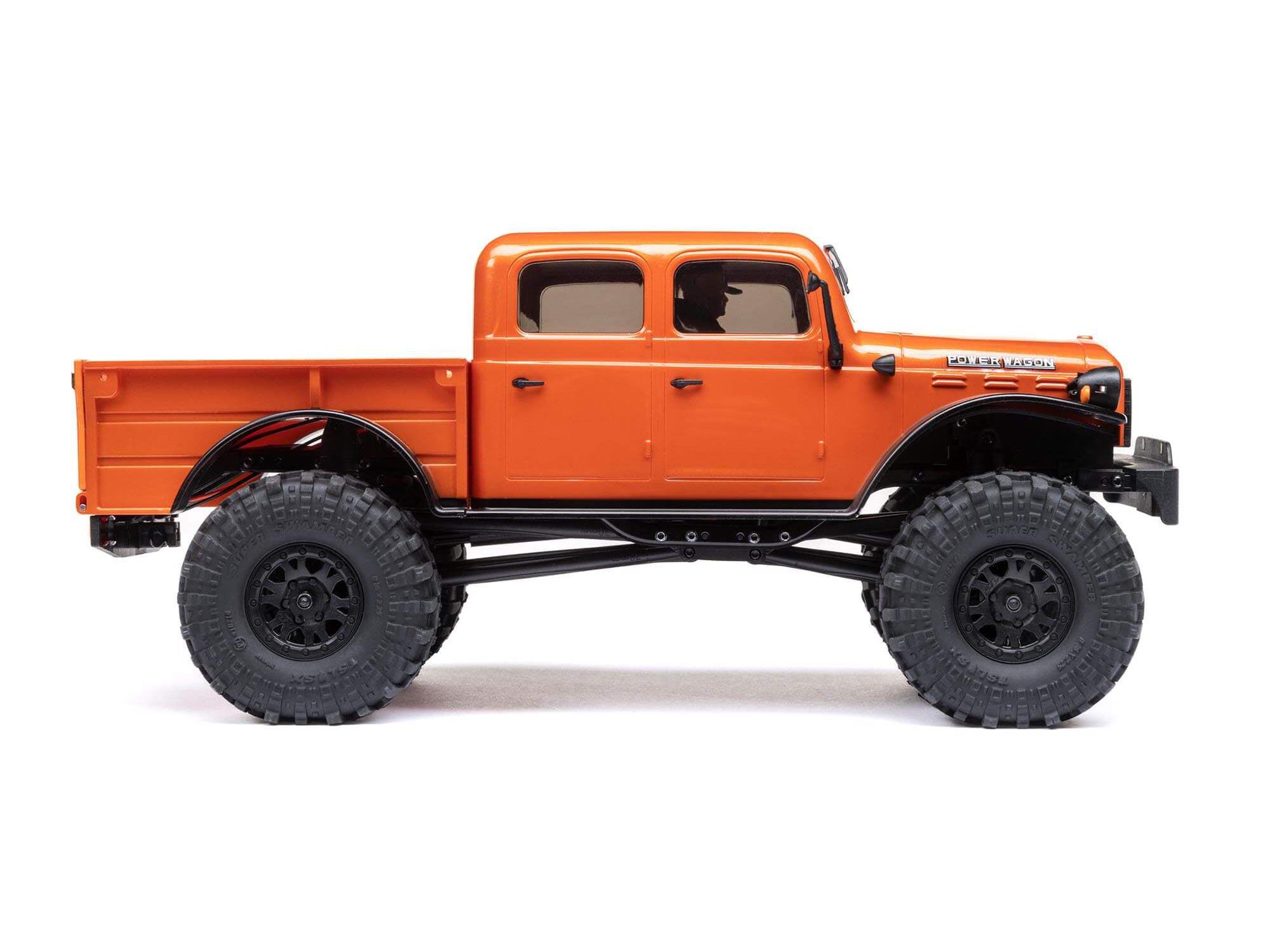 Axial 1/24 SCX24 Dodge Power Wagon 4WD Rock Crawler Brushed RTR - Orange-17