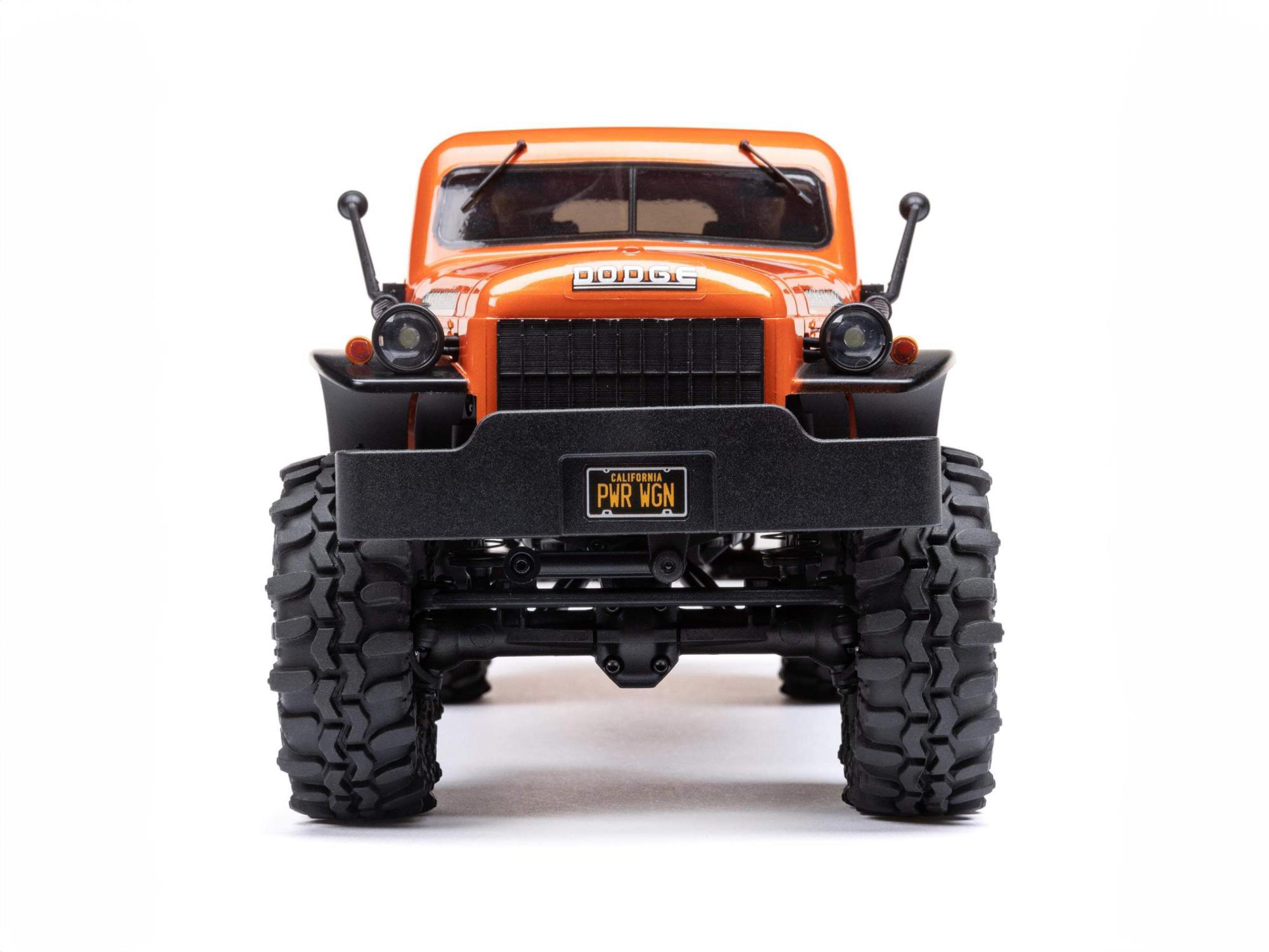 Axial 1/24 SCX24 Dodge Power Wagon 4WD Rock Crawler Brushed RTR - Orange-18