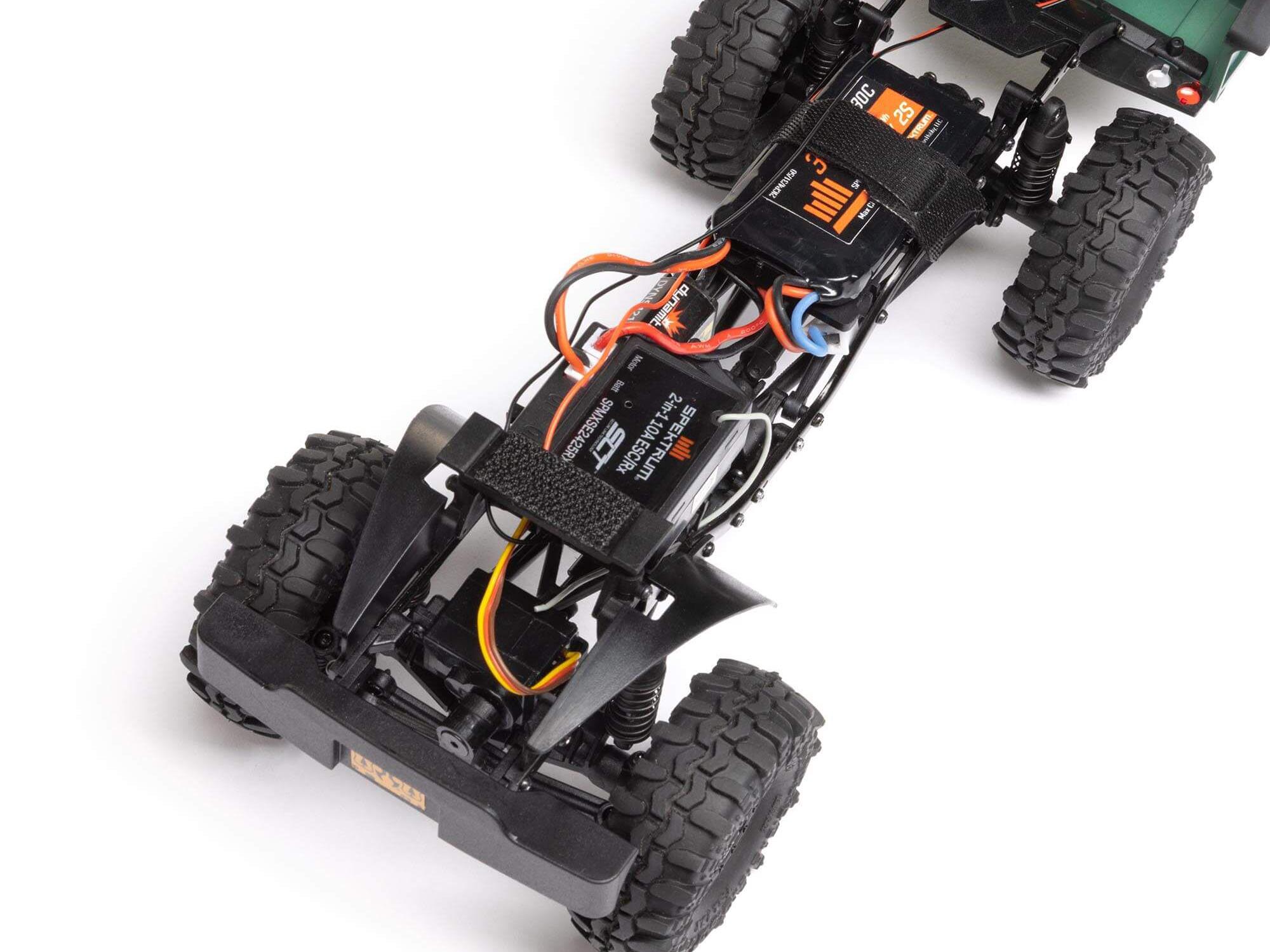 Axial 1/24 SCX24 Dodge Power Wagon 4WD Rock Crawler Brushed RTR - Orange-21