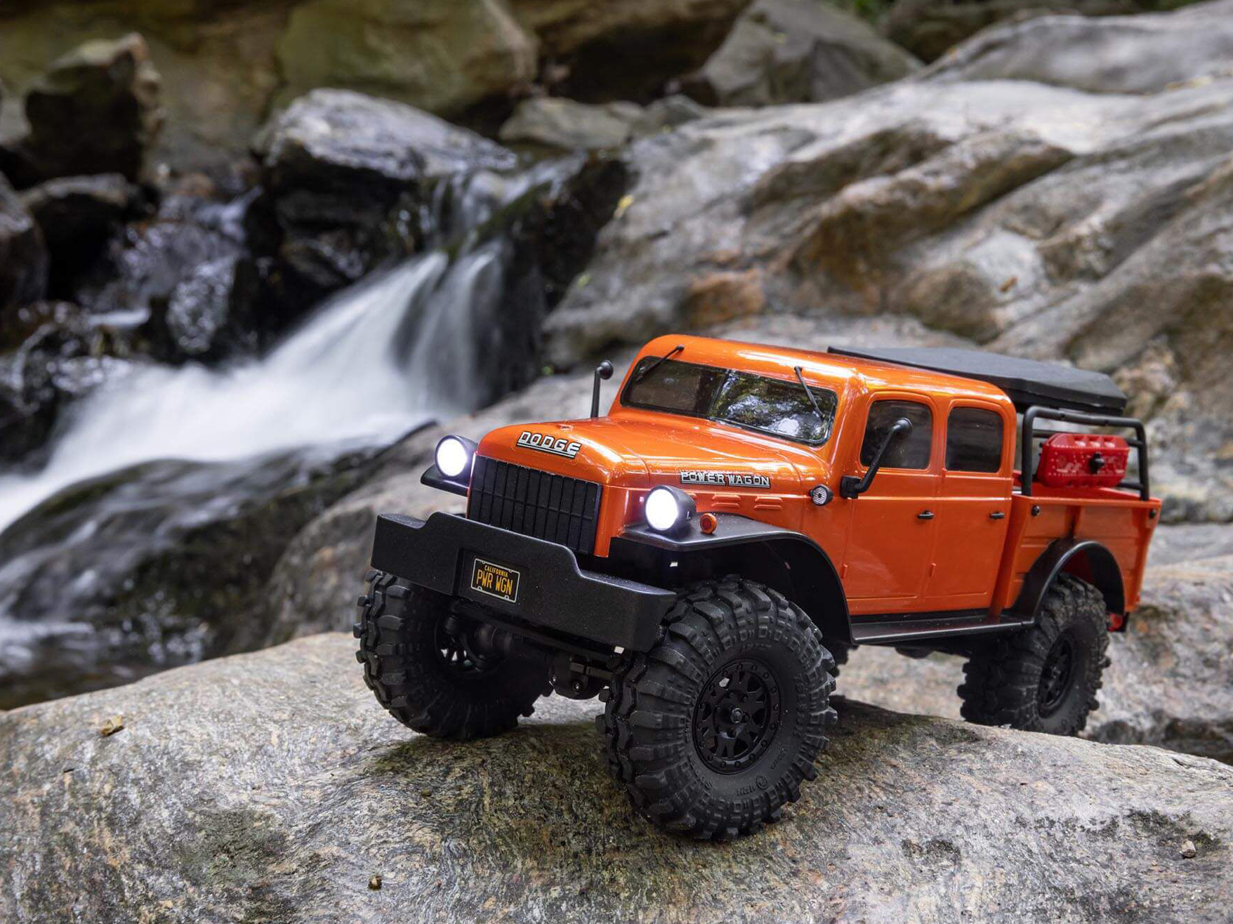 Axial 1/24 SCX24 Dodge Power Wagon 4WD Rock Crawler Brushed RTR - Orange-25