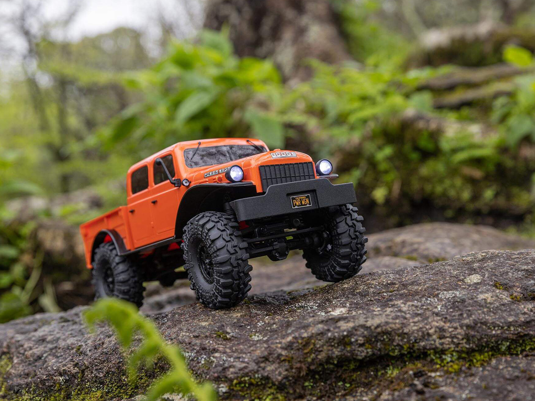 Axial 1/24 SCX24 Dodge Power Wagon 4WD Rock Crawler Brushed RTR - Orange-26
