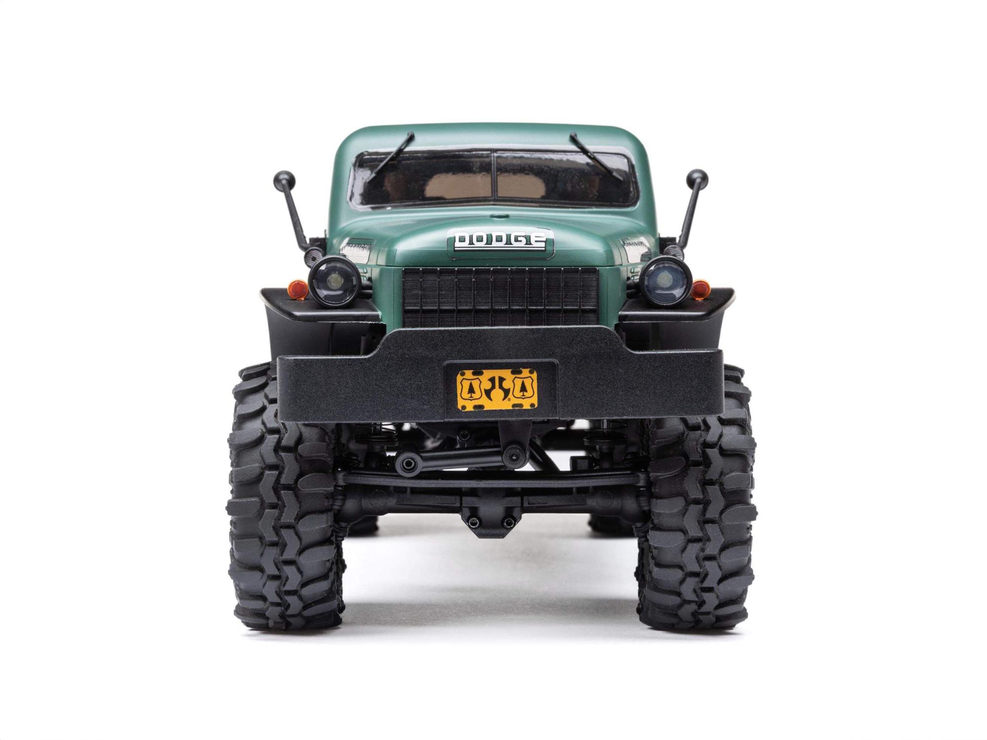 Axial 1/24 SCX24 Dodge Power Wagon 4WD Rock Crawler Brushed RTR - Green-20