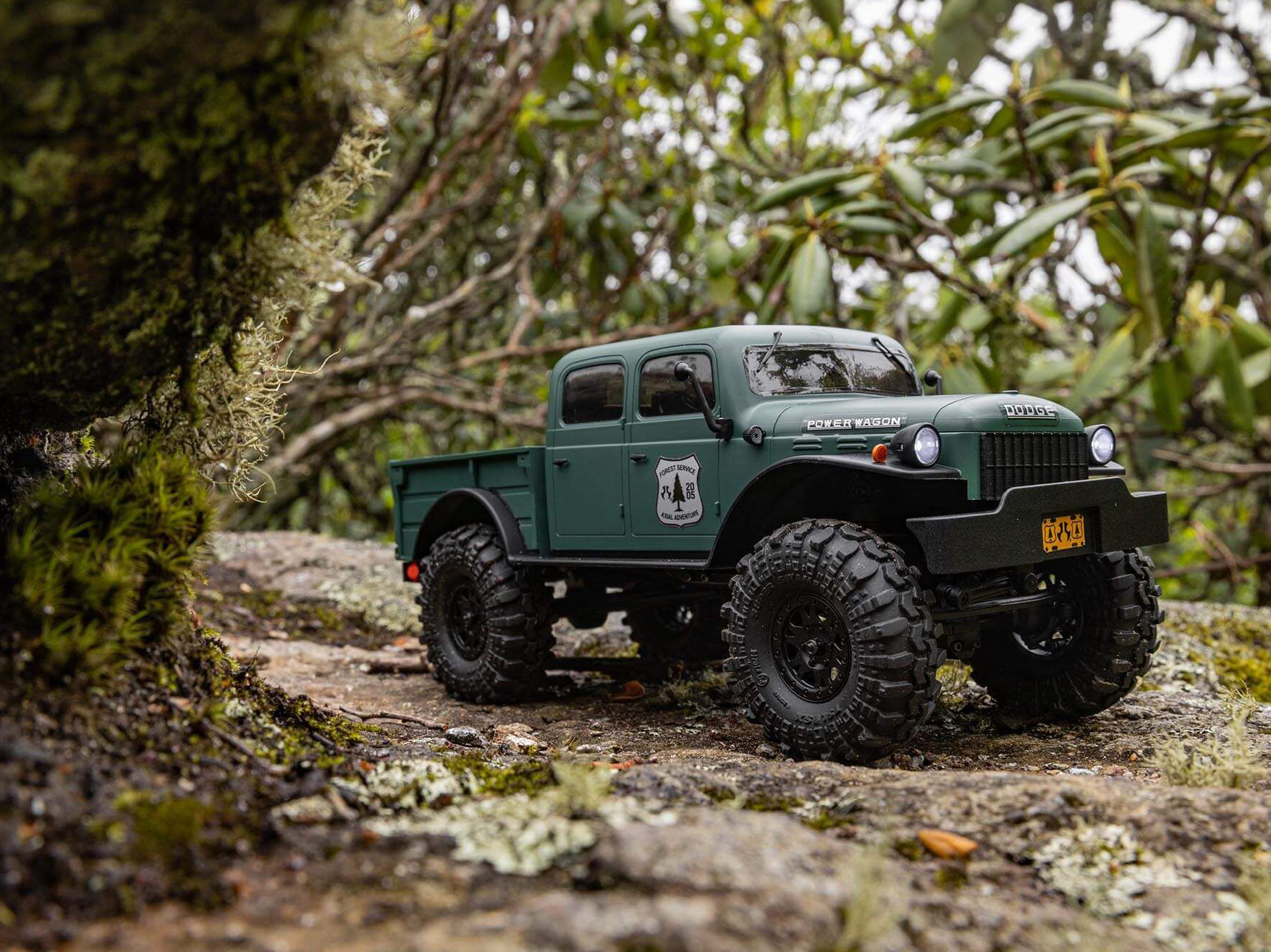 Axial 1/24 SCX24 Dodge Power Wagon 4WD Rock Crawler Brushed RTR - Green-31