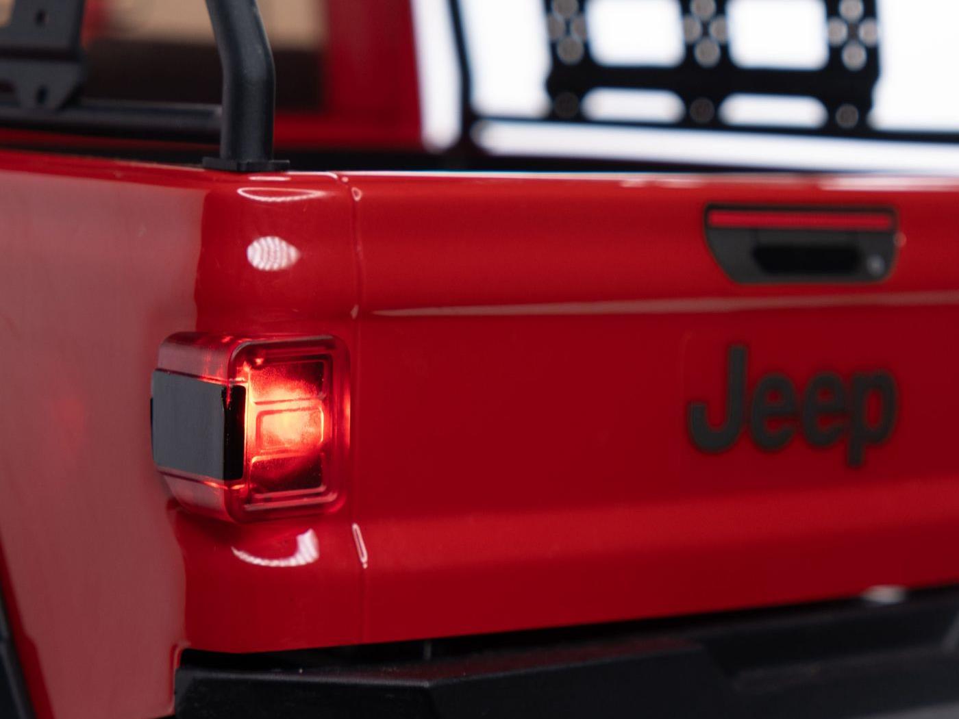 1/10 SCX10III Jeep JT Gladiator 4WD Rock Crawler RTR Red-9