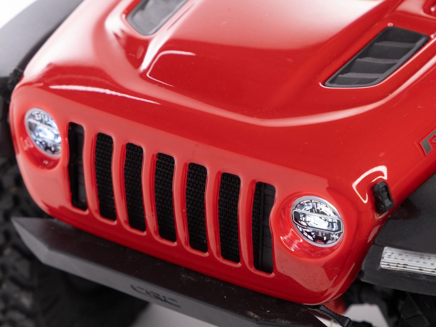 1/10 SCX10III Jeep JT Gladiator 4WD Rock Crawler RTR Red-10