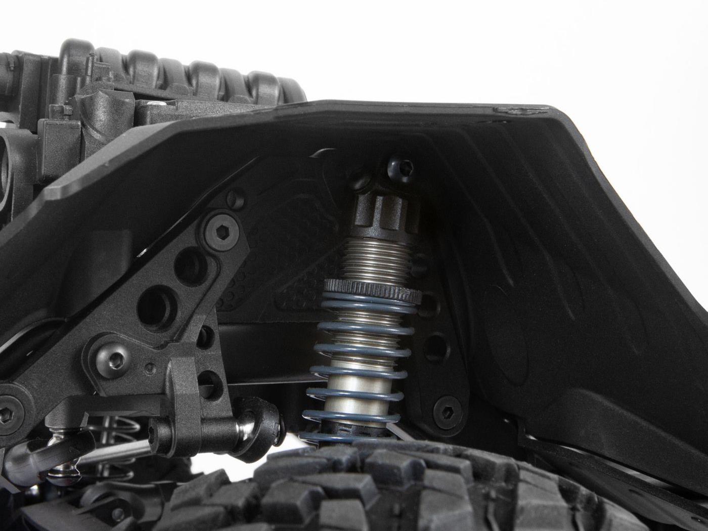 1/10 SCX10III Jeep JT Gladiator 4WD Rock Crawler RTR Red-15