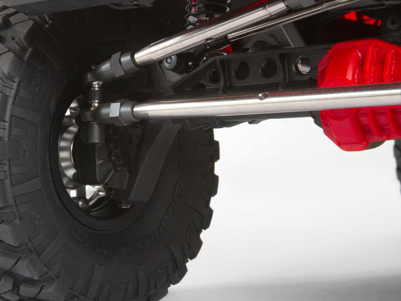 1/10 SCX10III Jeep JT Gladiator 4WD Rock Crawler RTR Red-20