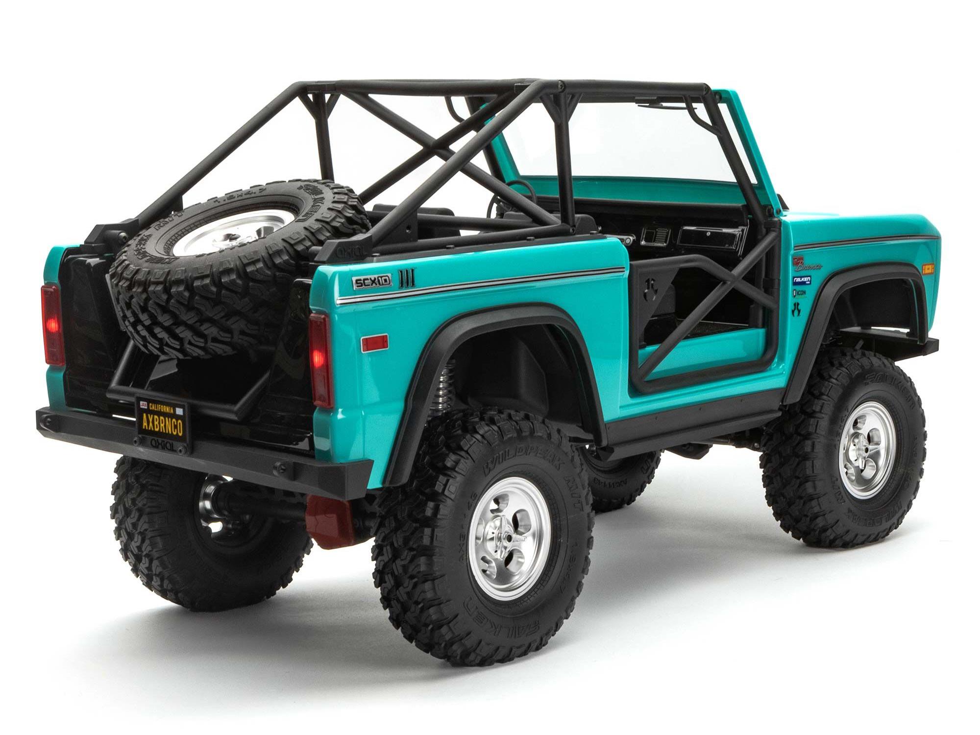1/10 SCX10 III Early Ford Bronco 4WD Rock Crawler RTR Teal-8