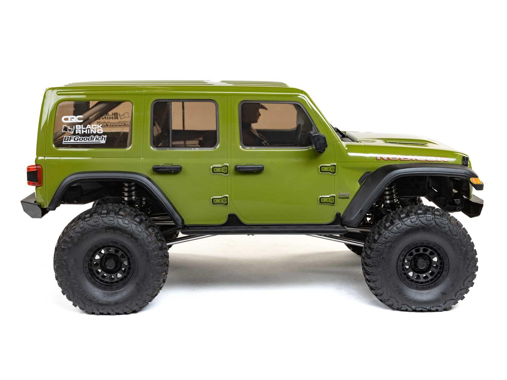 1/6 SCX6 Jeep JLU Wrangler 4WD Rock Crawler RTR Green-5