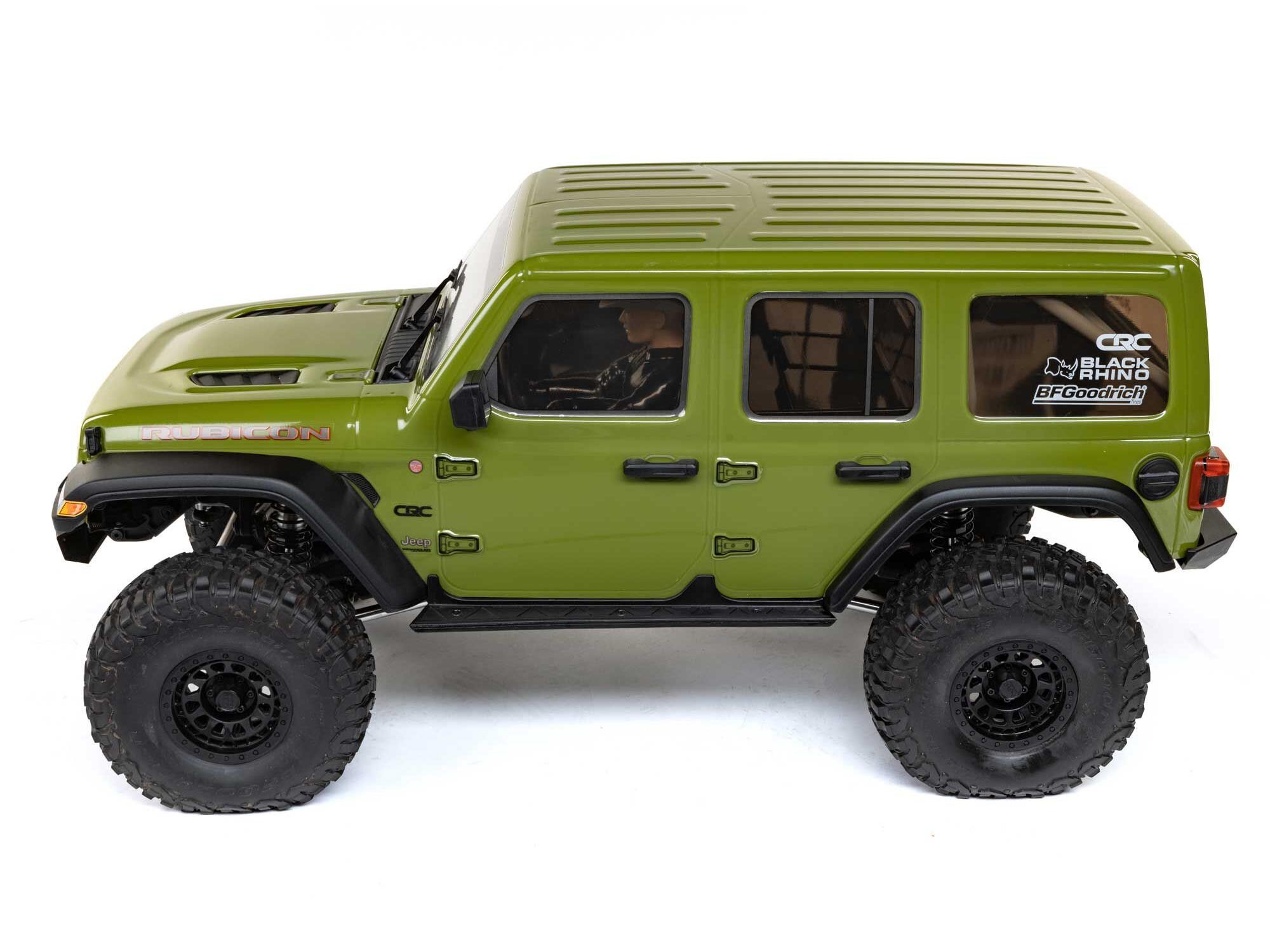 1/6 SCX6 Jeep JLU Wrangler 4WD Rock Crawler RTR Green-8
