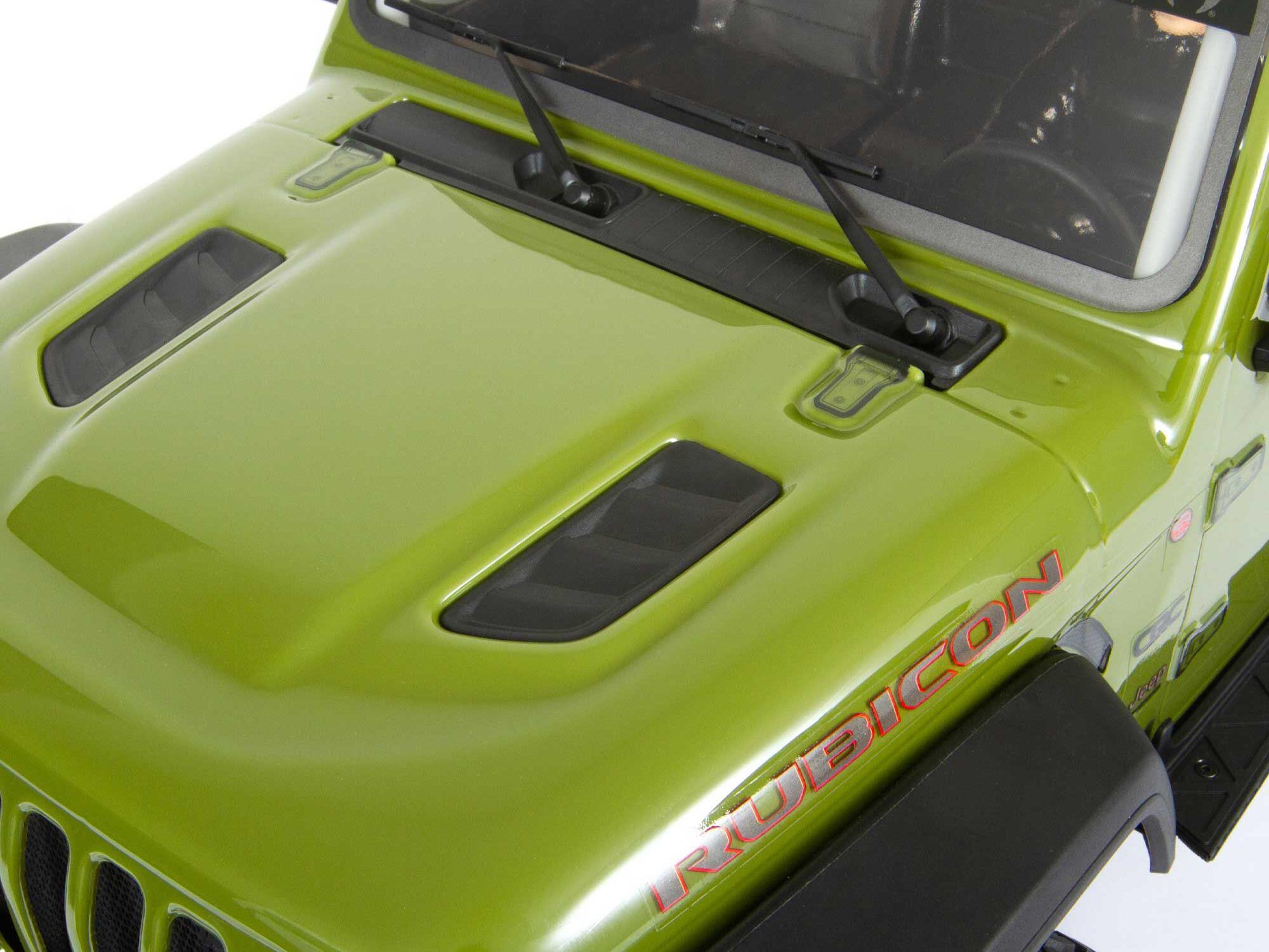 1/6 SCX6 Jeep JLU Wrangler 4WD Rock Crawler RTR Green-12