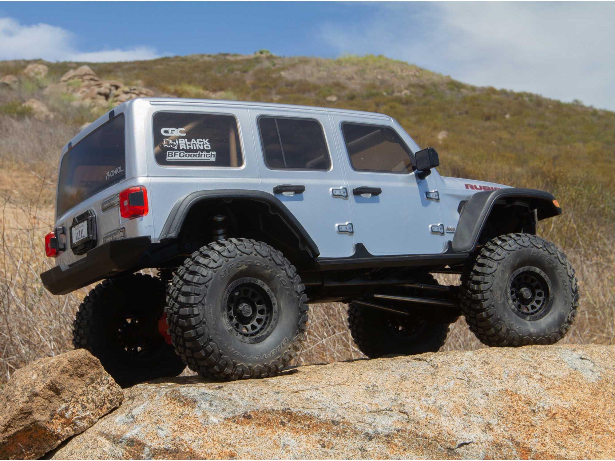 Axial 1/6 SCX6 Jeep JLU Wrangler 4WD Rock Crawler RTR Silver-29