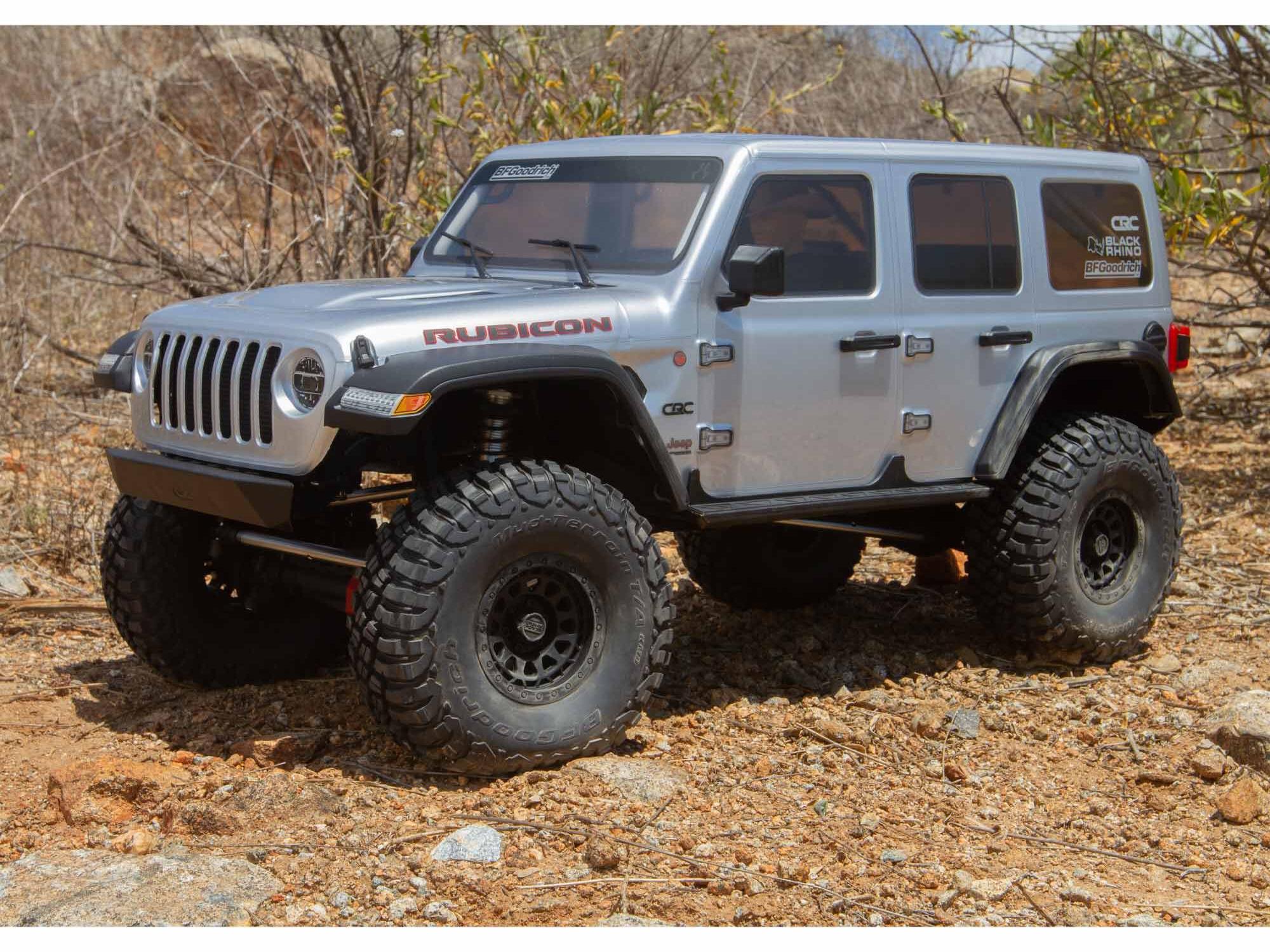 Axial 1/6 SCX6 Jeep JLU Wrangler 4WD Rock Crawler RTR Silver-33