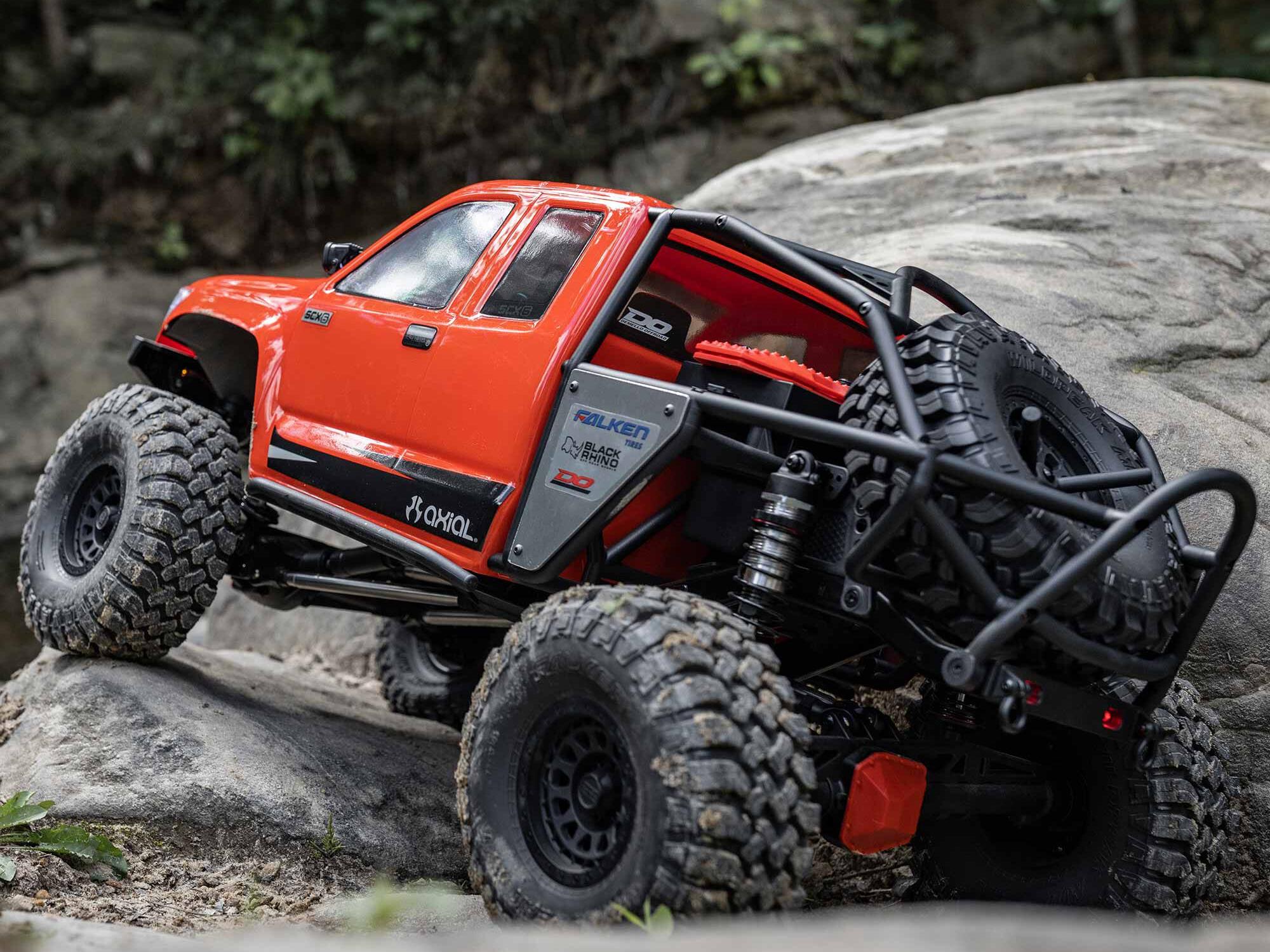 Axial 1/6 SCX6 Trail Honcho 4WD Rock Crawler RTR Red-34
