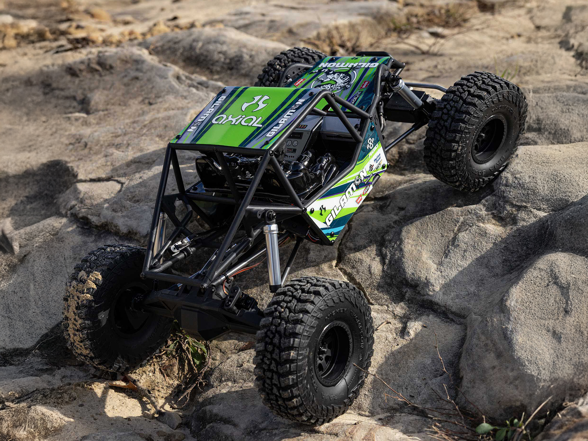 1/8 AXP8 Gilamon 2.2 4X4 RTR Trail Buggy - Green-36