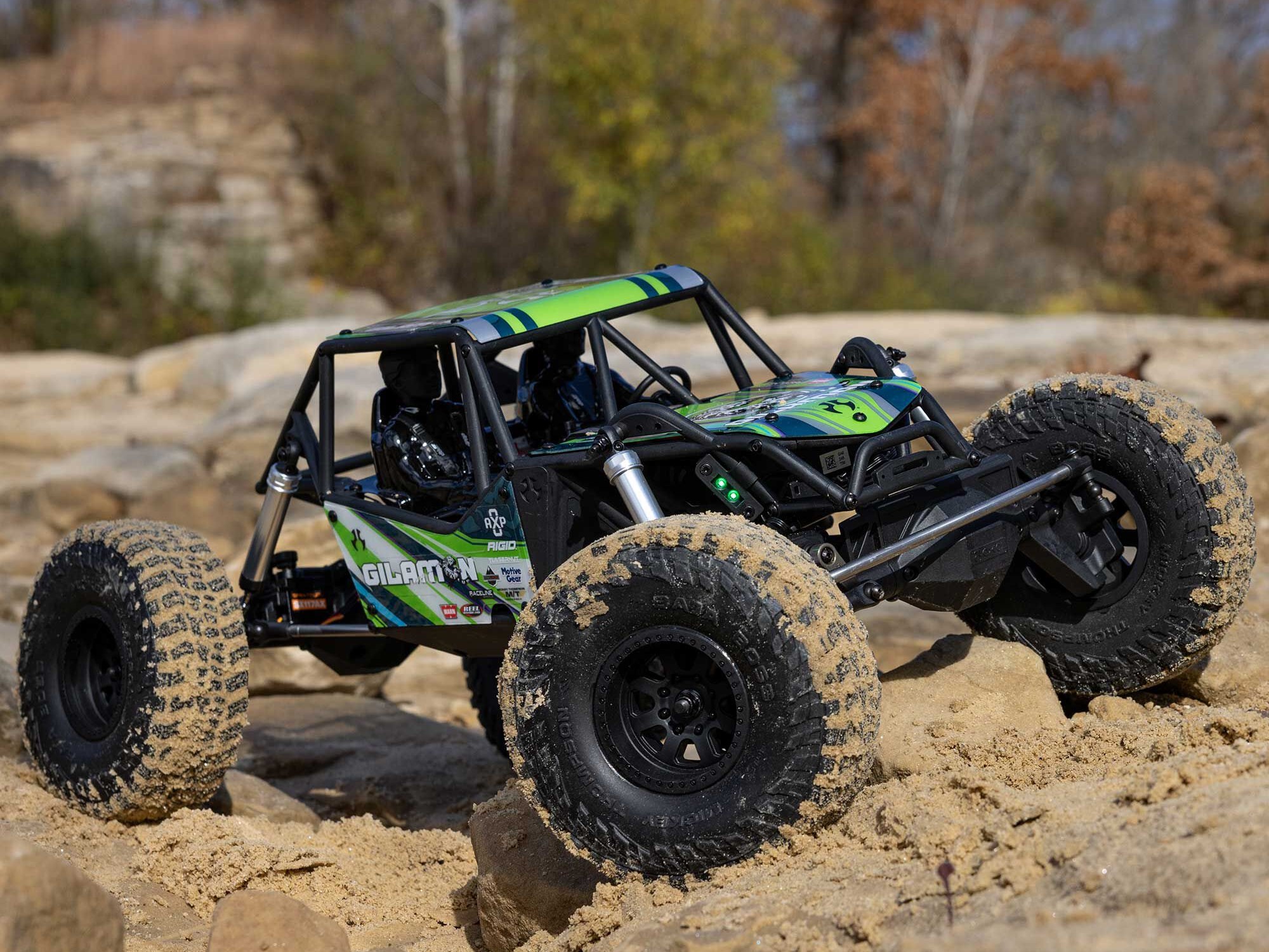 1/8 AXP8 Gilamon 2.2 4X4 RTR Trail Buggy - Green-43