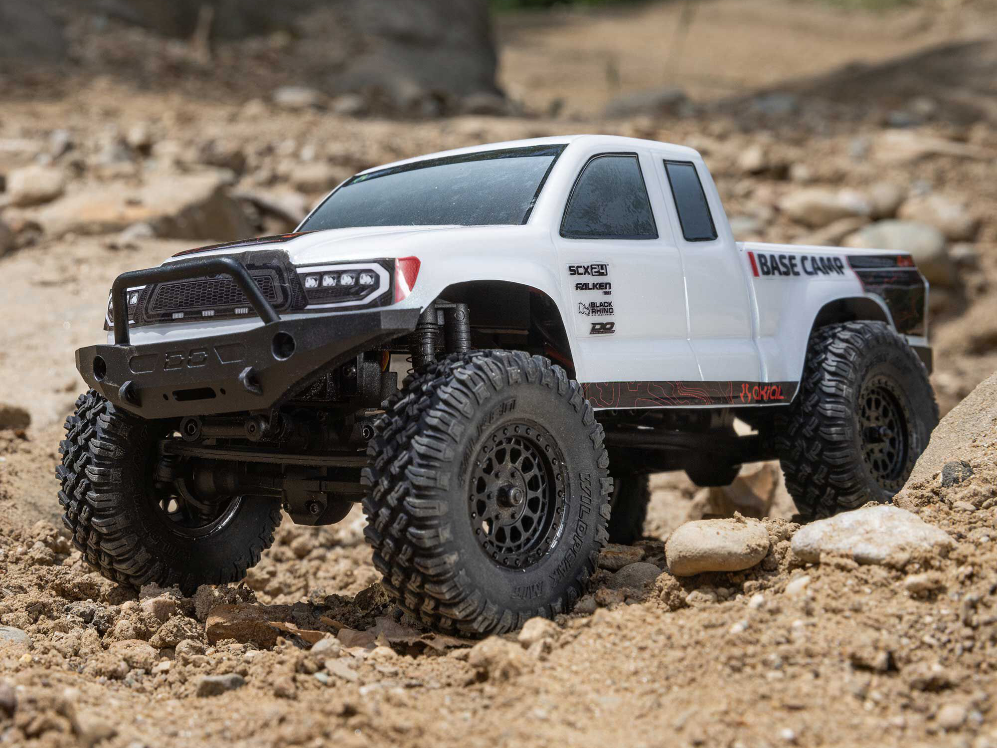 Axial SCX24 Base Camp 4WD Rock Crawler RTR White-28