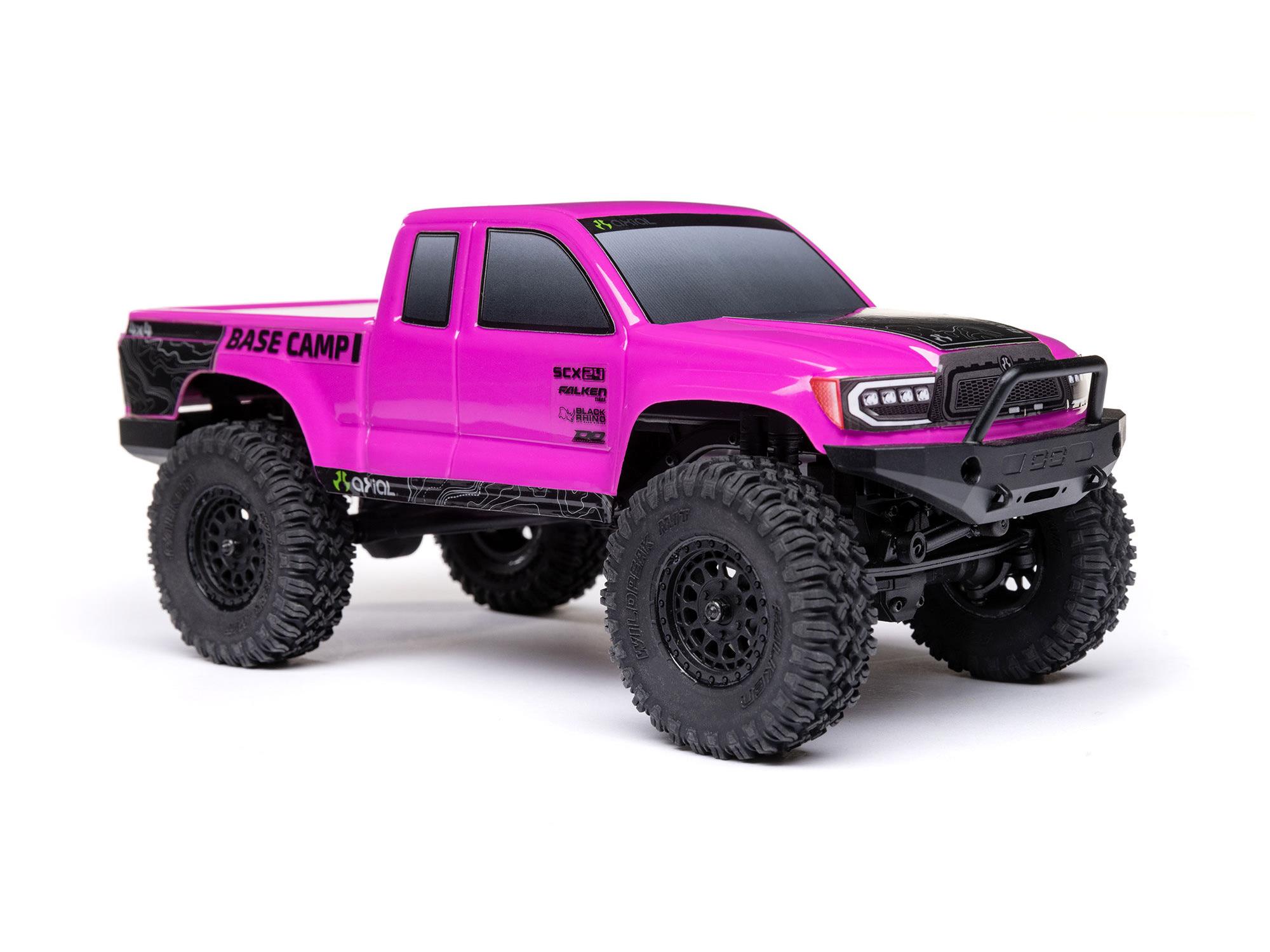 Axial SCX24 Base Camp 4WD Rock Crawler RTR Pink-14