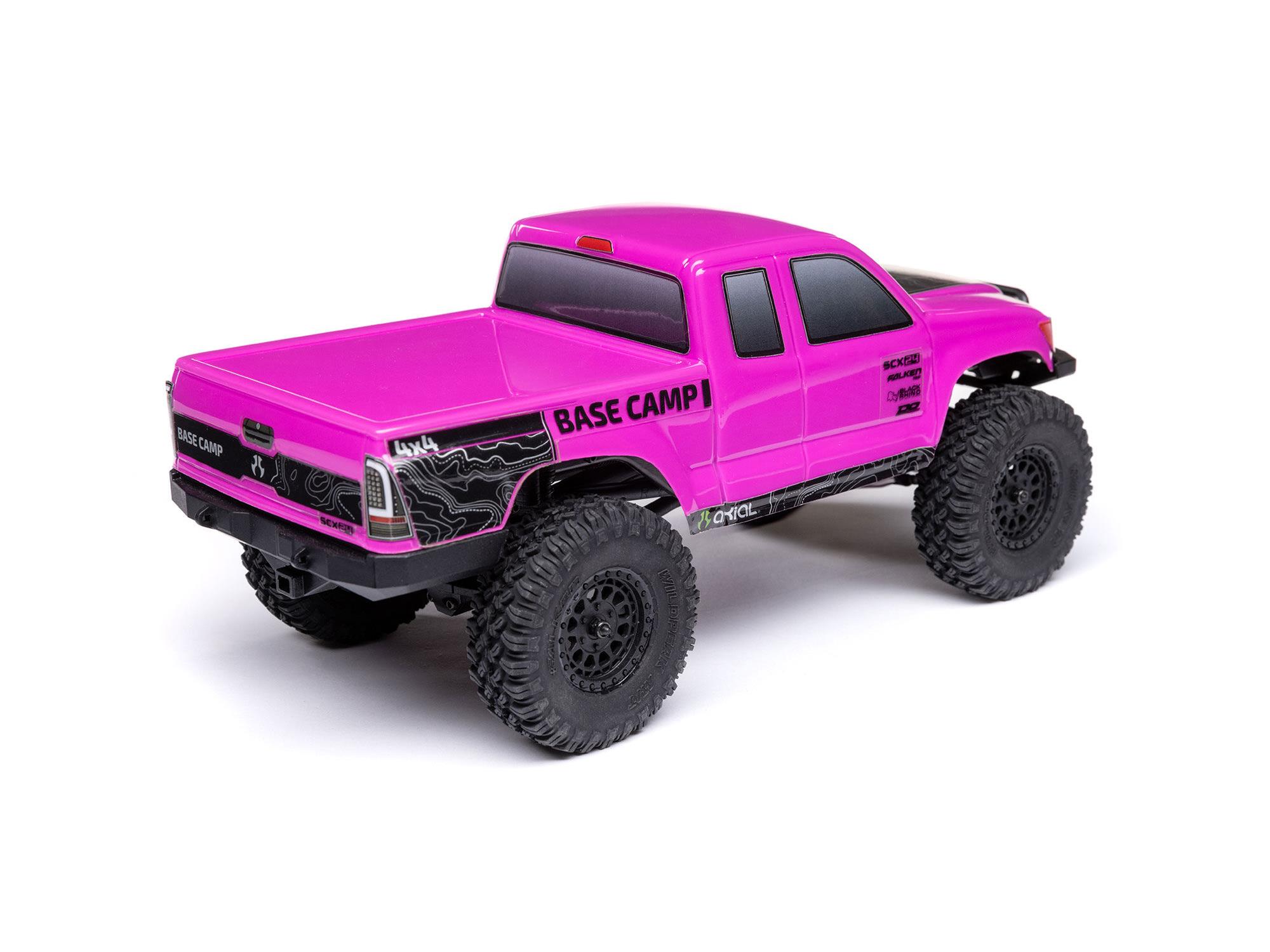 Axial SCX24 Base Camp 4WD Rock Crawler RTR Pink-15
