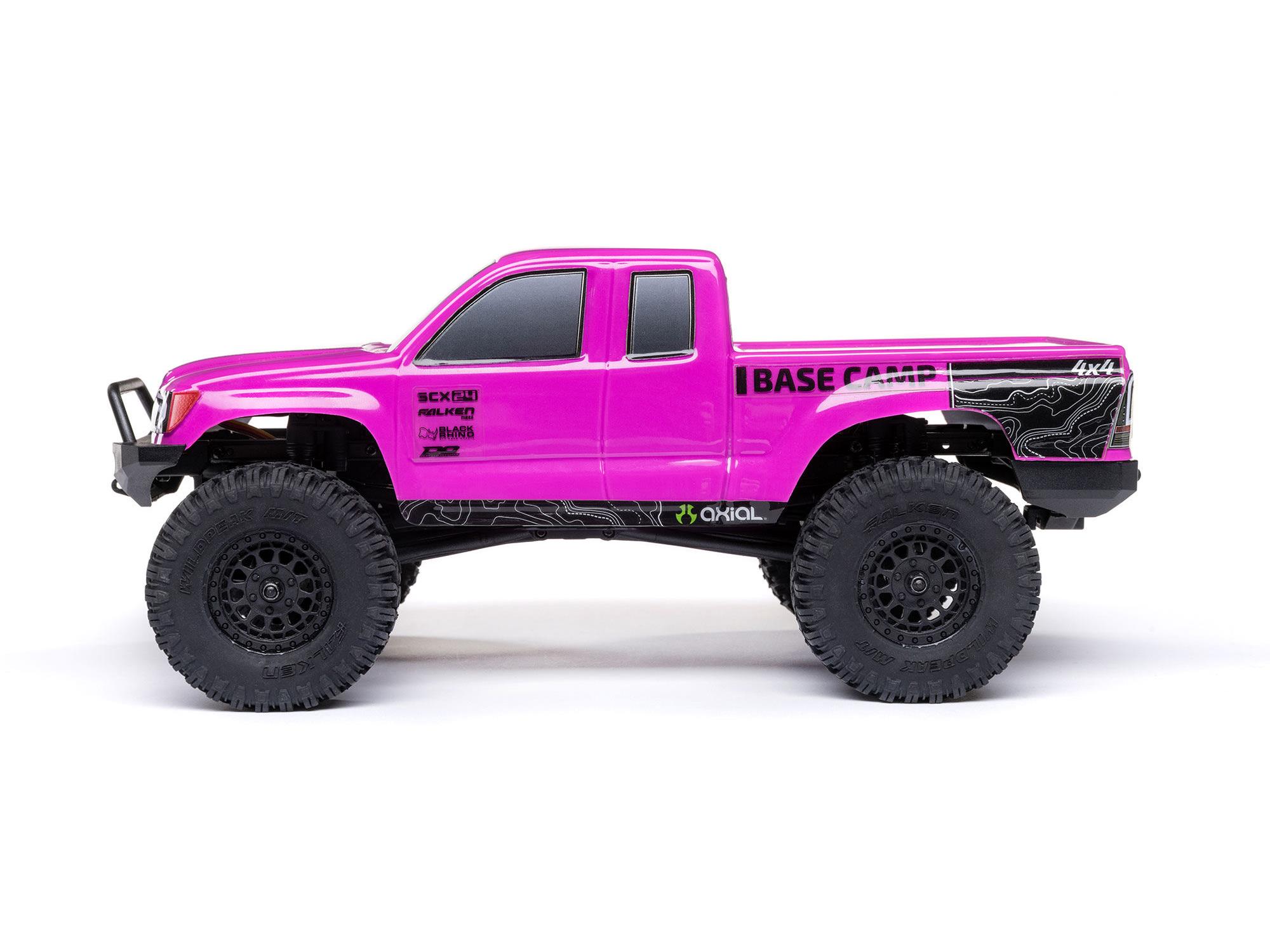Axial SCX24 Base Camp 4WD Rock Crawler RTR Pink-17