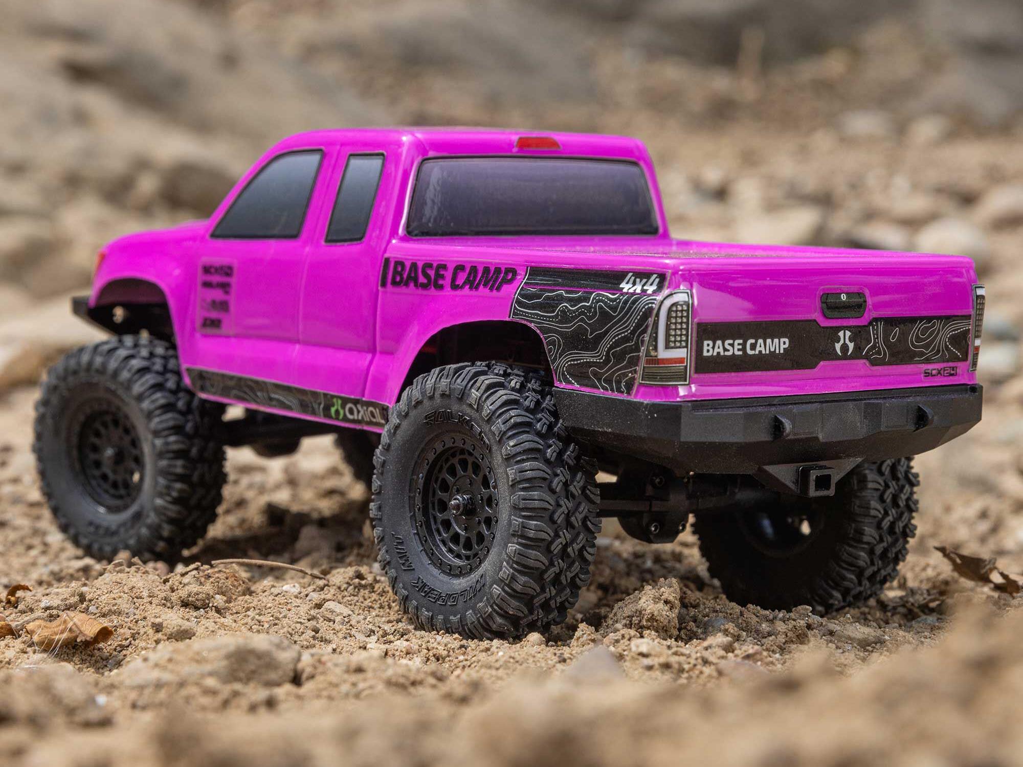 Axial SCX24 Base Camp 4WD Rock Crawler RTR Pink-30